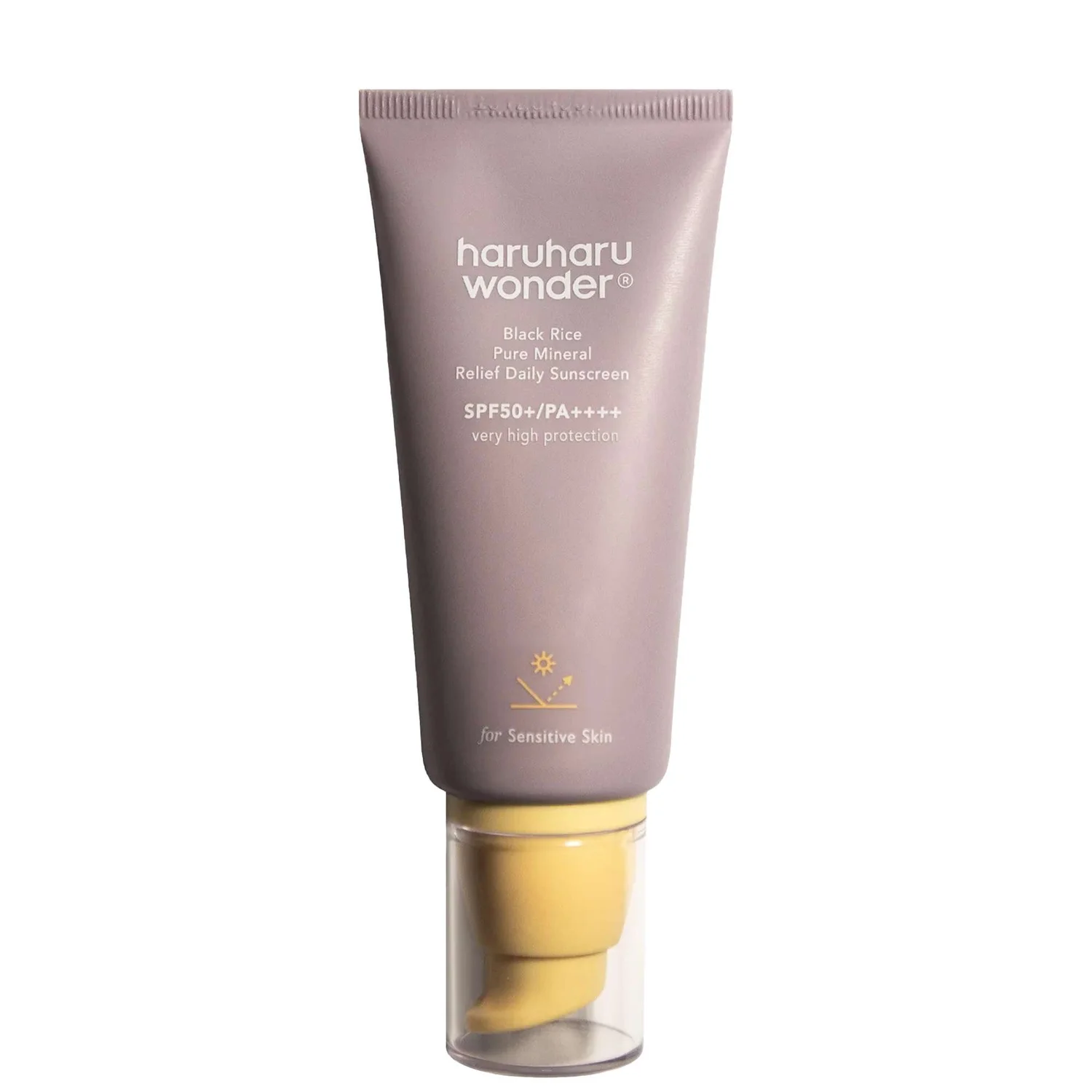 Haruharu Wonder Sun & Tan Black Rice Pure Mineral Relief Daily Sunscreen PA++++ SPF50+ 50ml