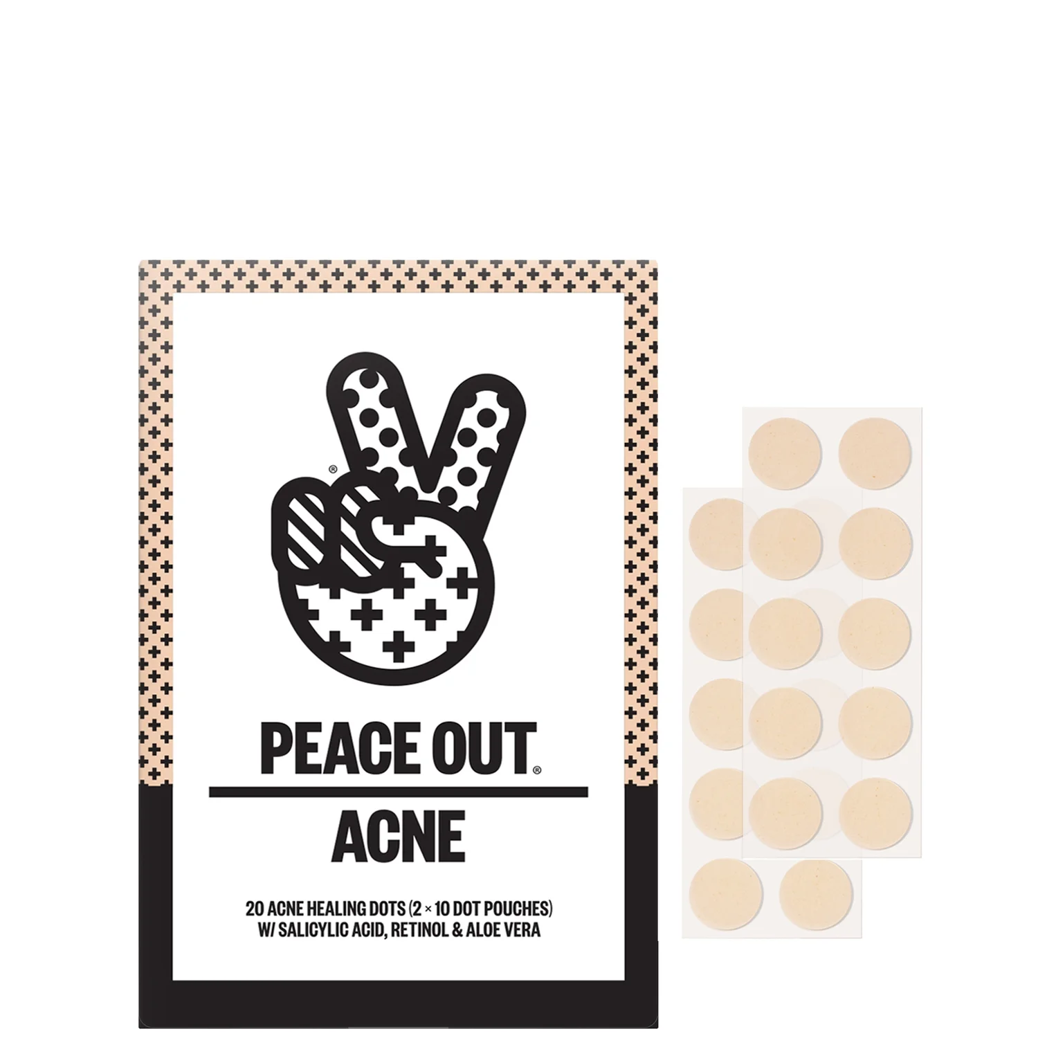 Peace Out Salicylic Acid Acne Healing Dots (20 Dots)