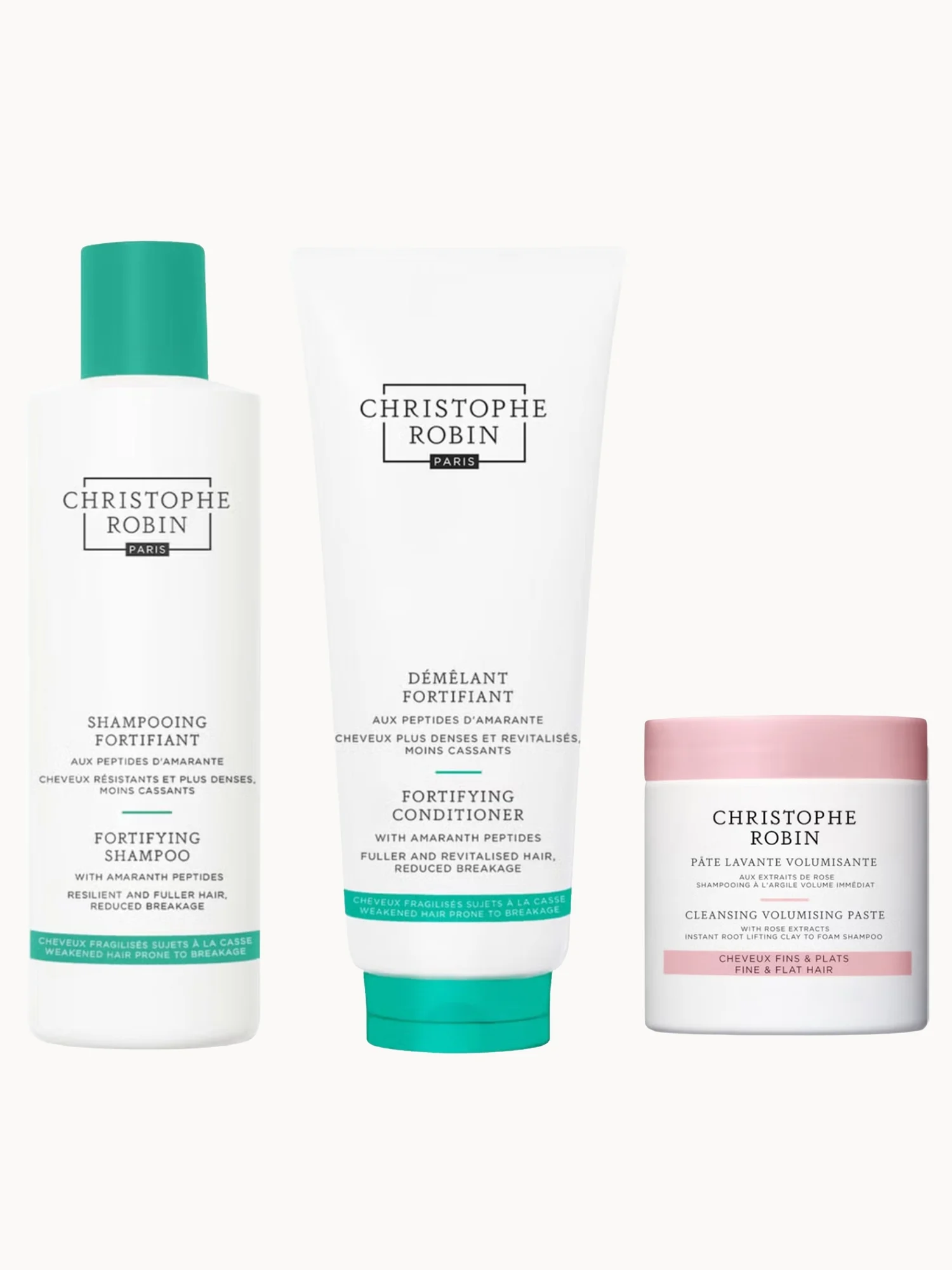 Christophe Robin Strength and Volume Bundle (Worth £81)