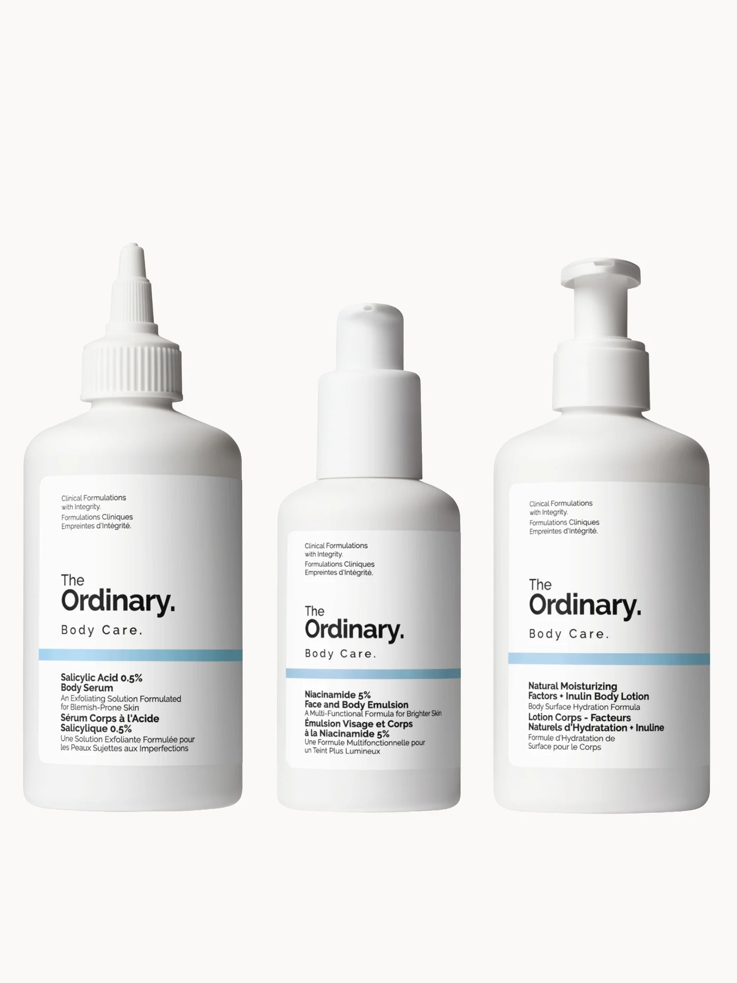 The Ordinary Body Care Routine for Smooth Skin with Salicylic Acid and Niacinamide