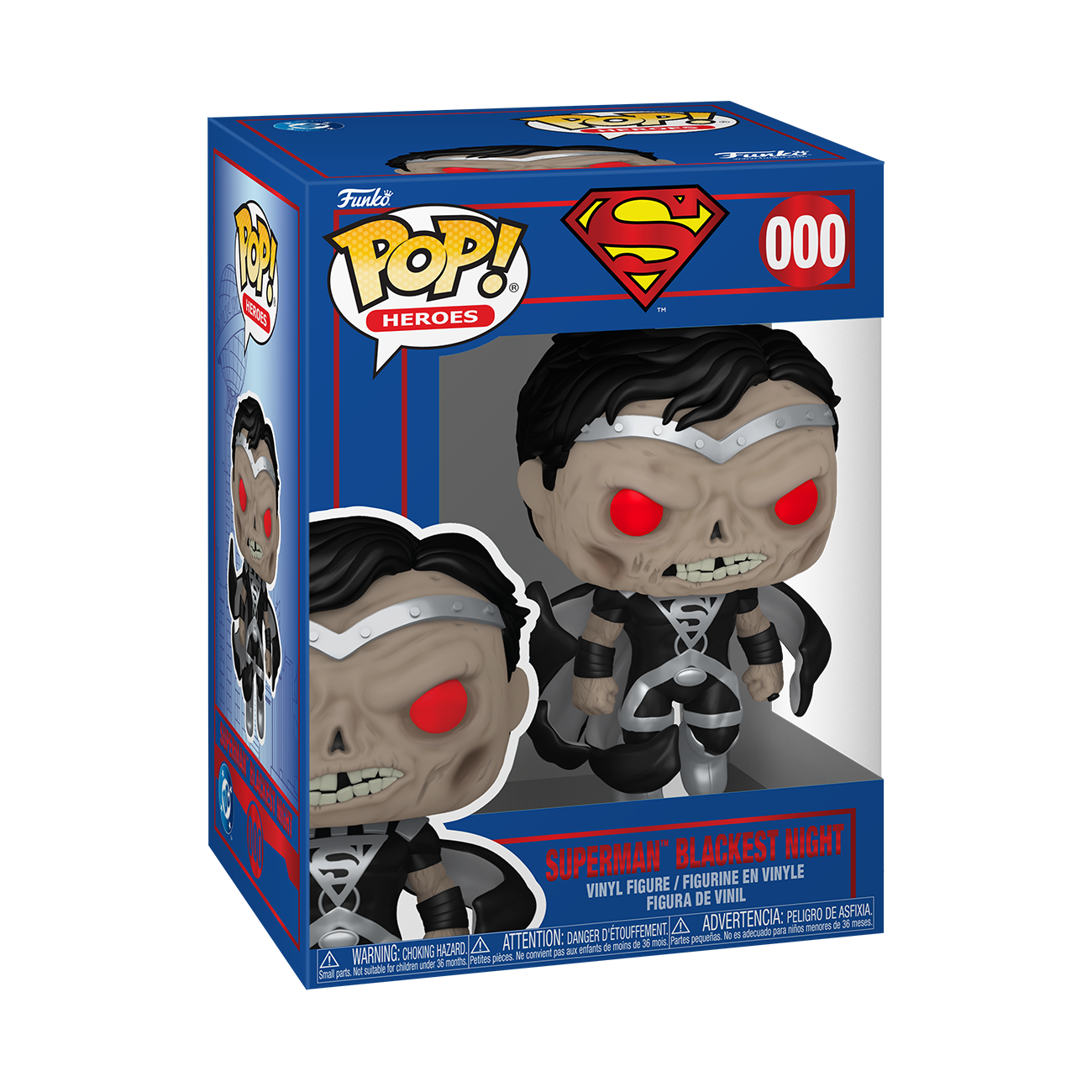 POP Heroes Superman Through the Ages Blackest Night Funko POP Vinyl