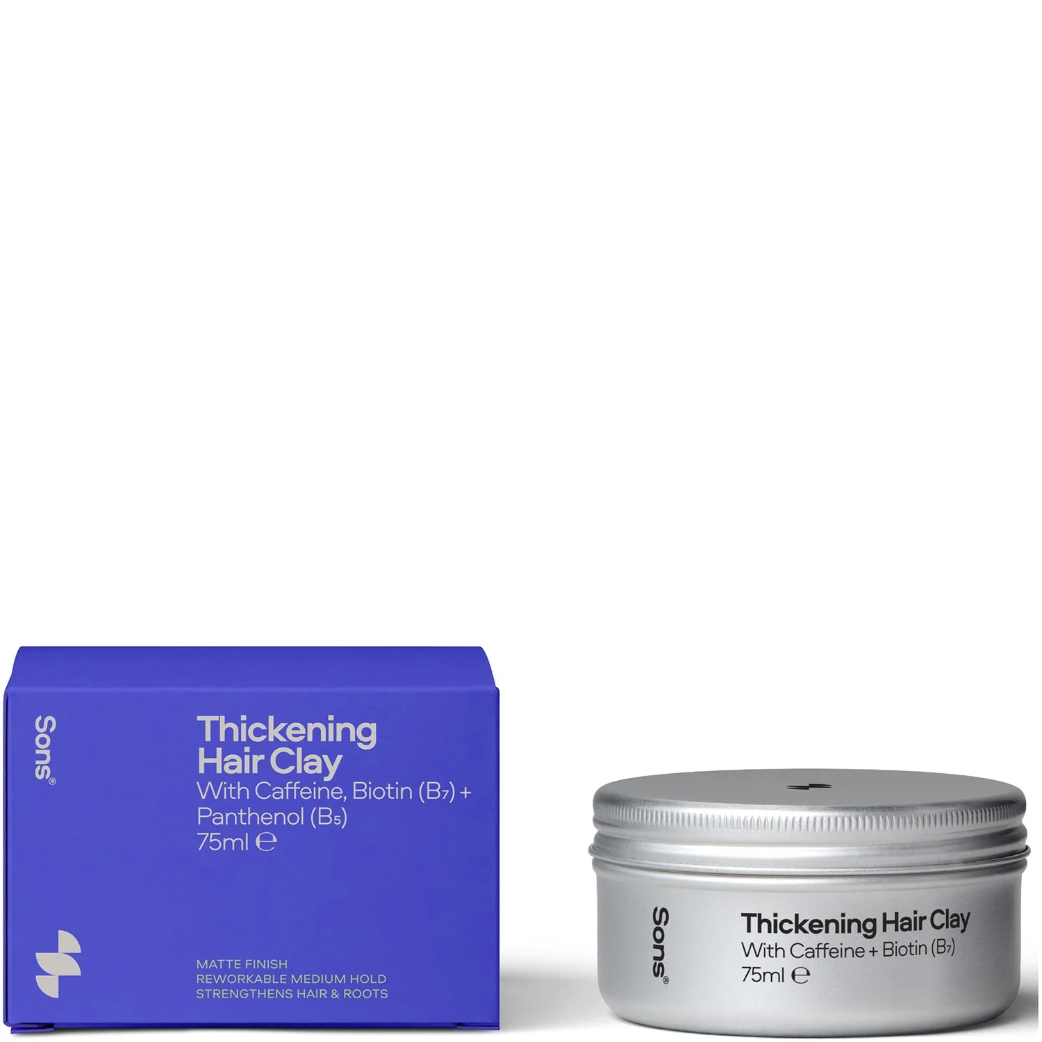 Sons Caffeine-Enriched Thickening Hair Clay