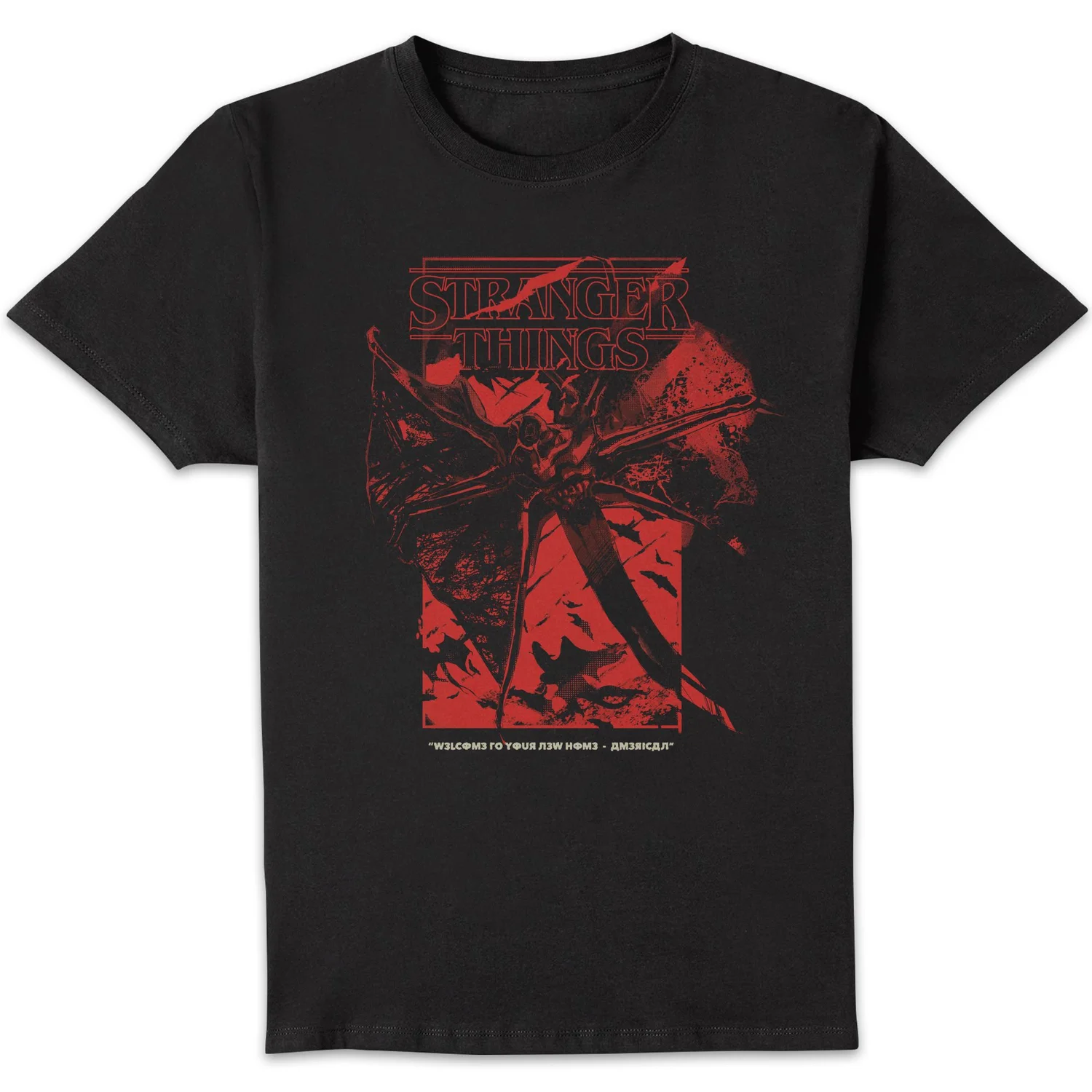 Stranger Things Welcome To Your New Home Unisex T-Shirt - Black