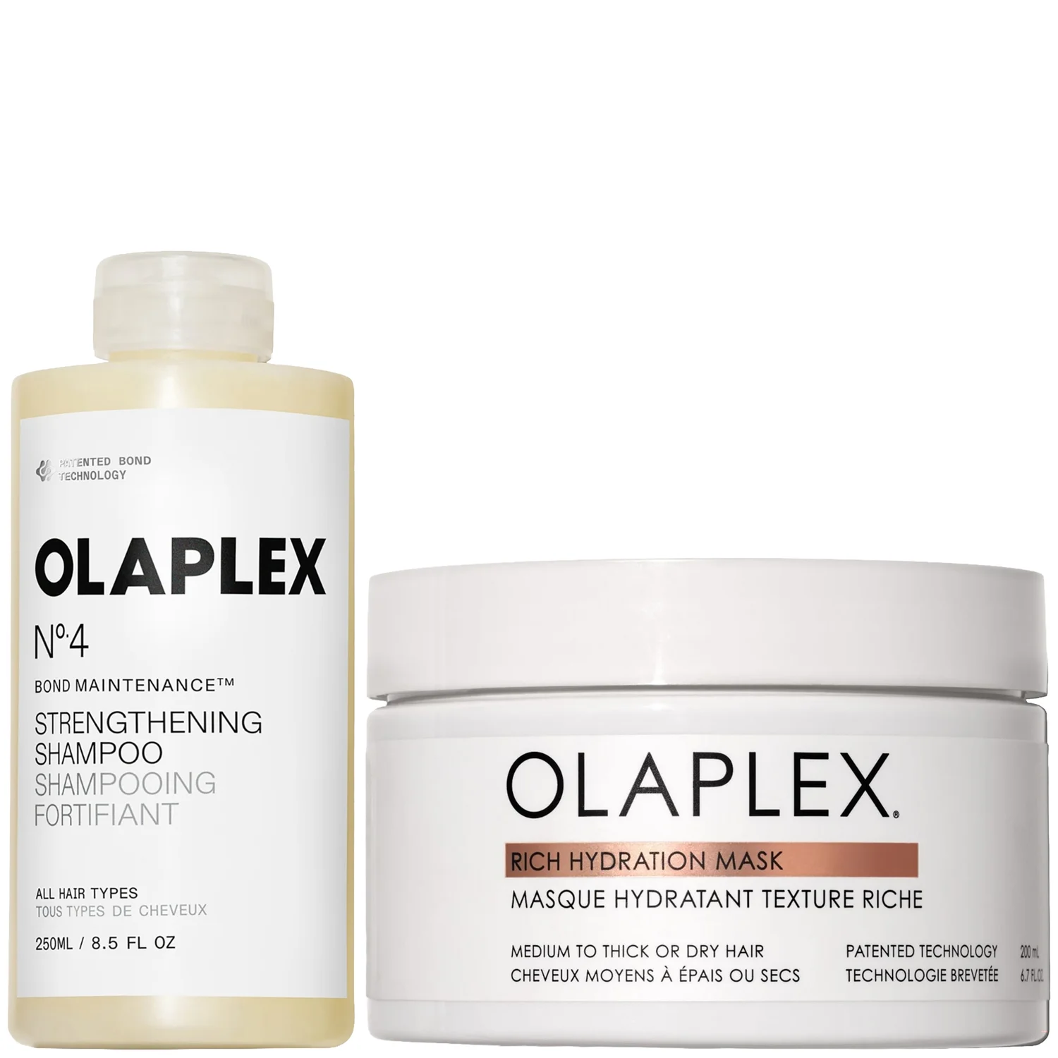 Olaplex No.4 Bond Maintenance Shampoo & Rich Hydrating Mask Bundle