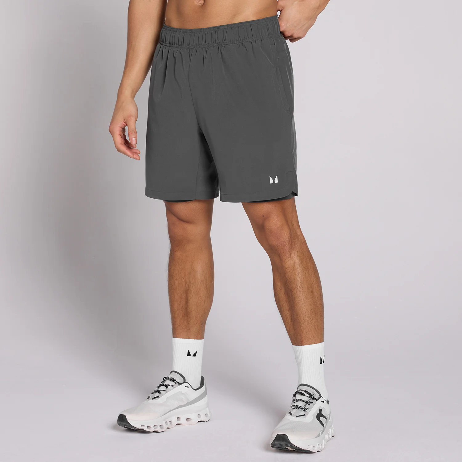MP Men's 7" 2-in-1 Training Shorts - Dark Grey