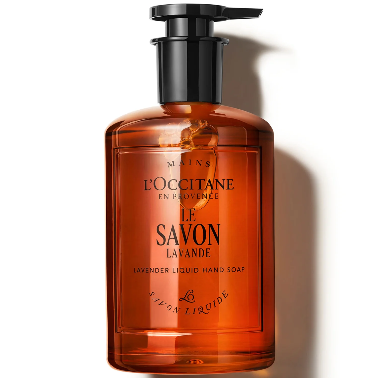 L'Occitane Lavender Liquid Hand Soap 350ml - Glass