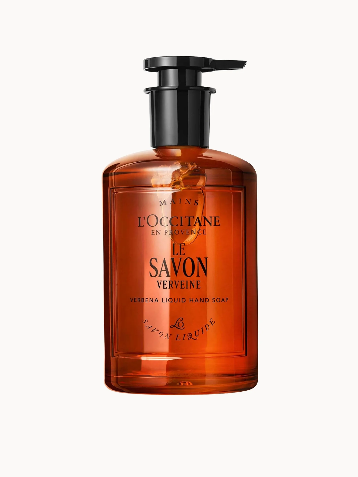 L'Occitane Verbena Liquid Hand Soap 350ml, Glass