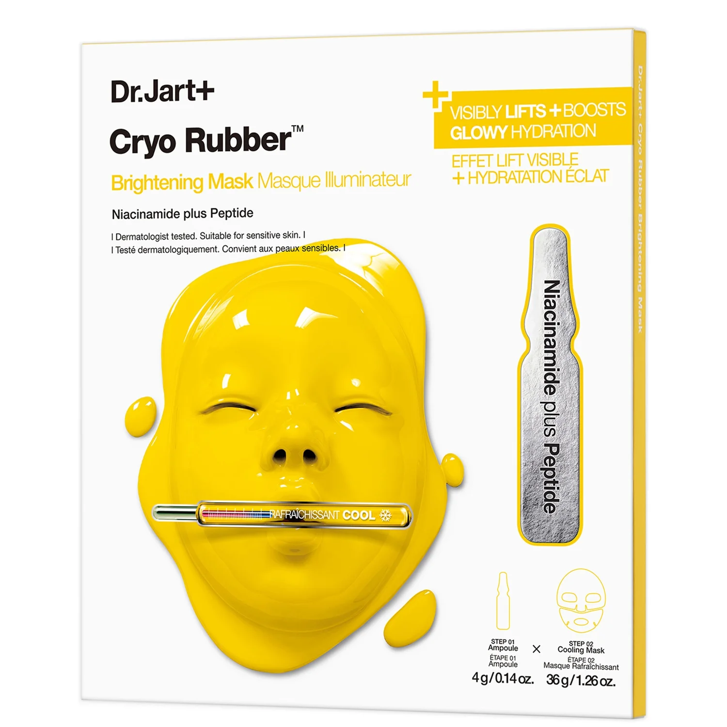 Dr.Jart+ Cryo Rubber™ Brightening Hydrogel Mask with Niacinamide
