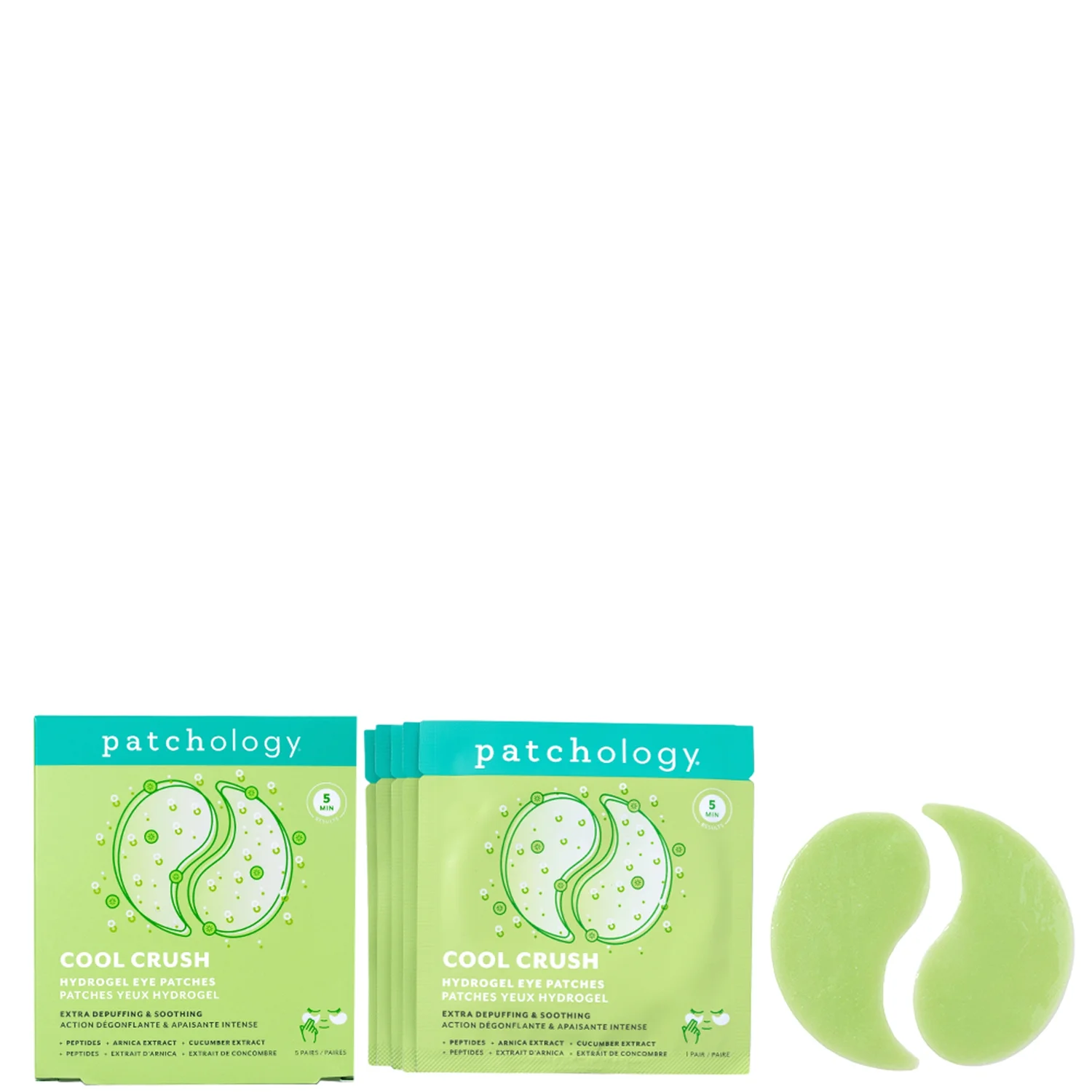 Patchology Serve Chilled Cool Crush Hydrogel Eye Patches 5-pack