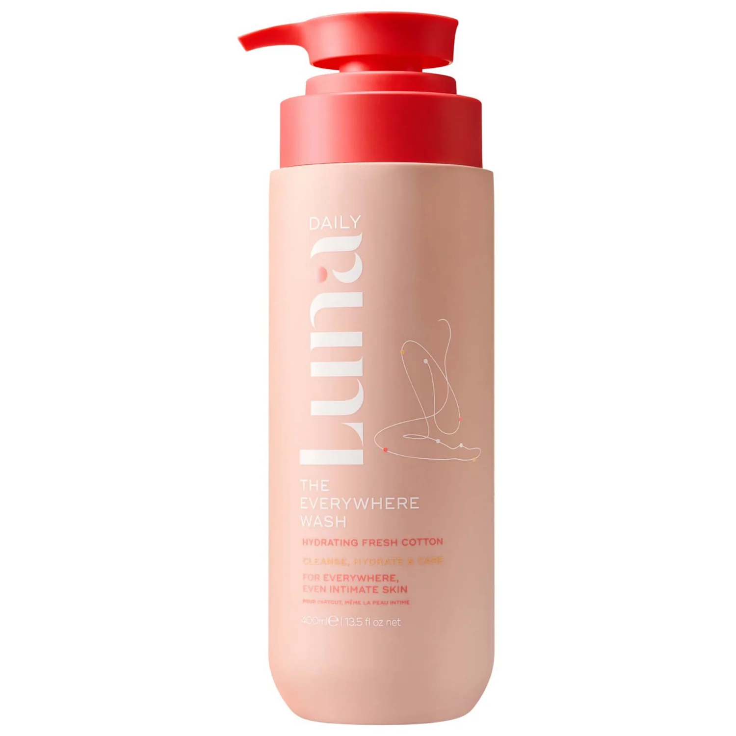 Luna Daily The Everywhere Wash Hydrating Fresh Cotton 400ml