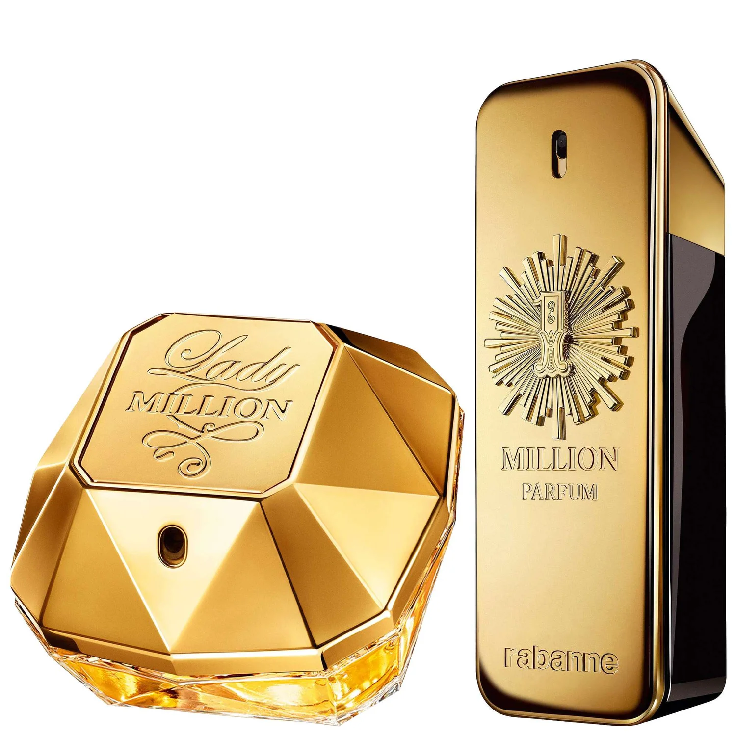 Rabanne Duo: Lady Million Eau de Parfum 80ml & 1 Million Eau de Parfum 100ml