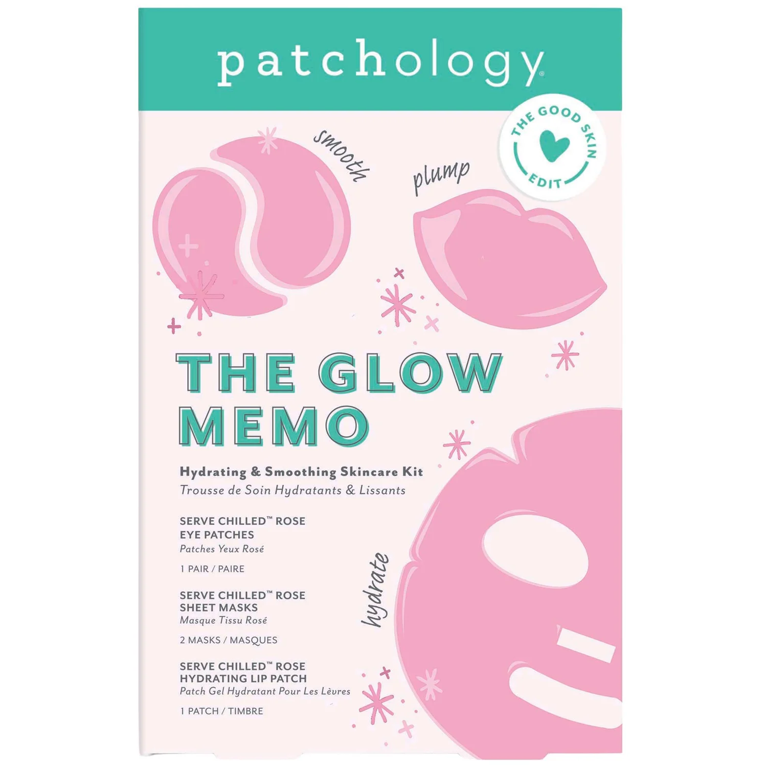 The Glow Memo Hydrating & Smoothing Skincare Kit product image