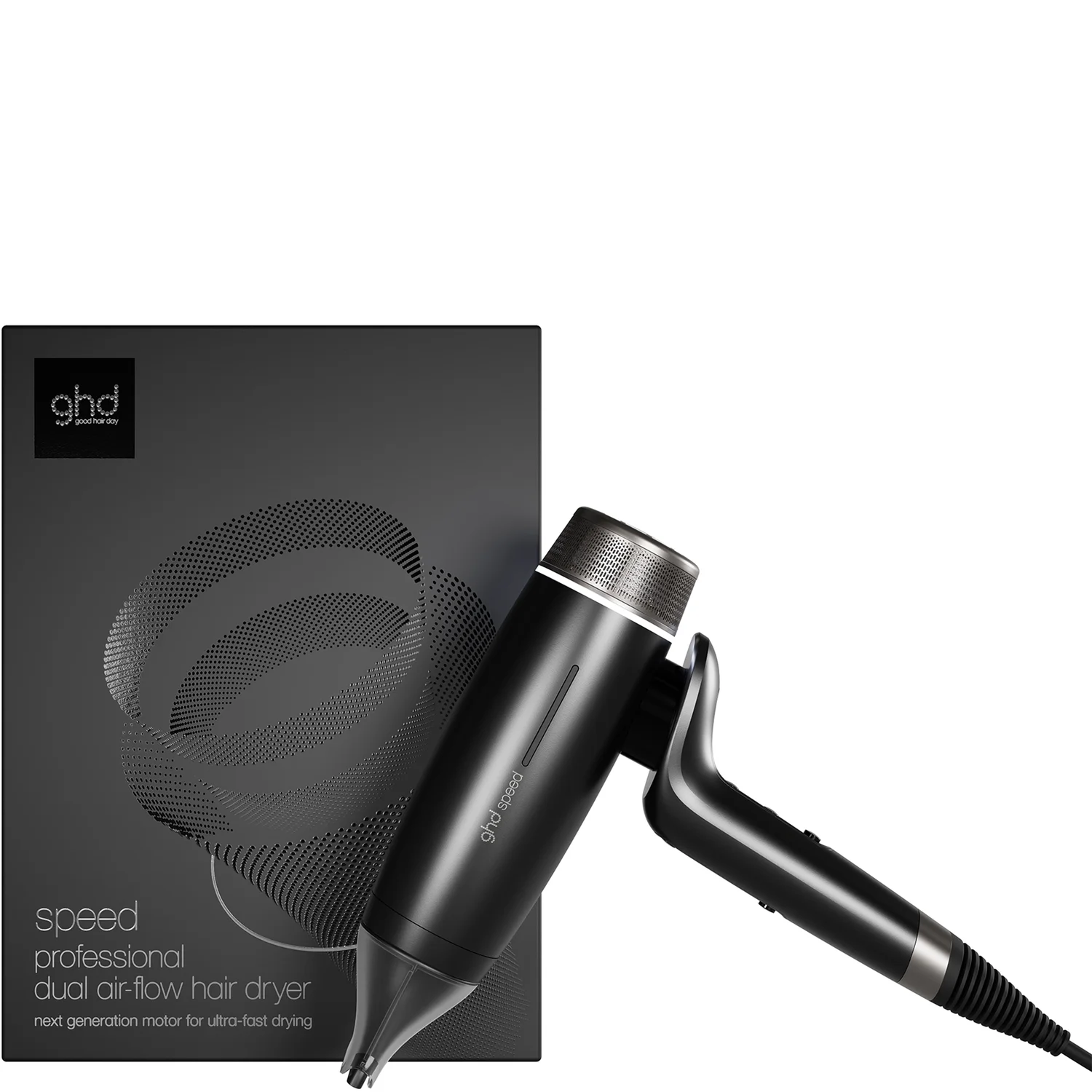 ghd Speed Hairdryer Black | LOOKFANTASTIC ghd Speed Hairdryer Black | LOOKFANTASTIC