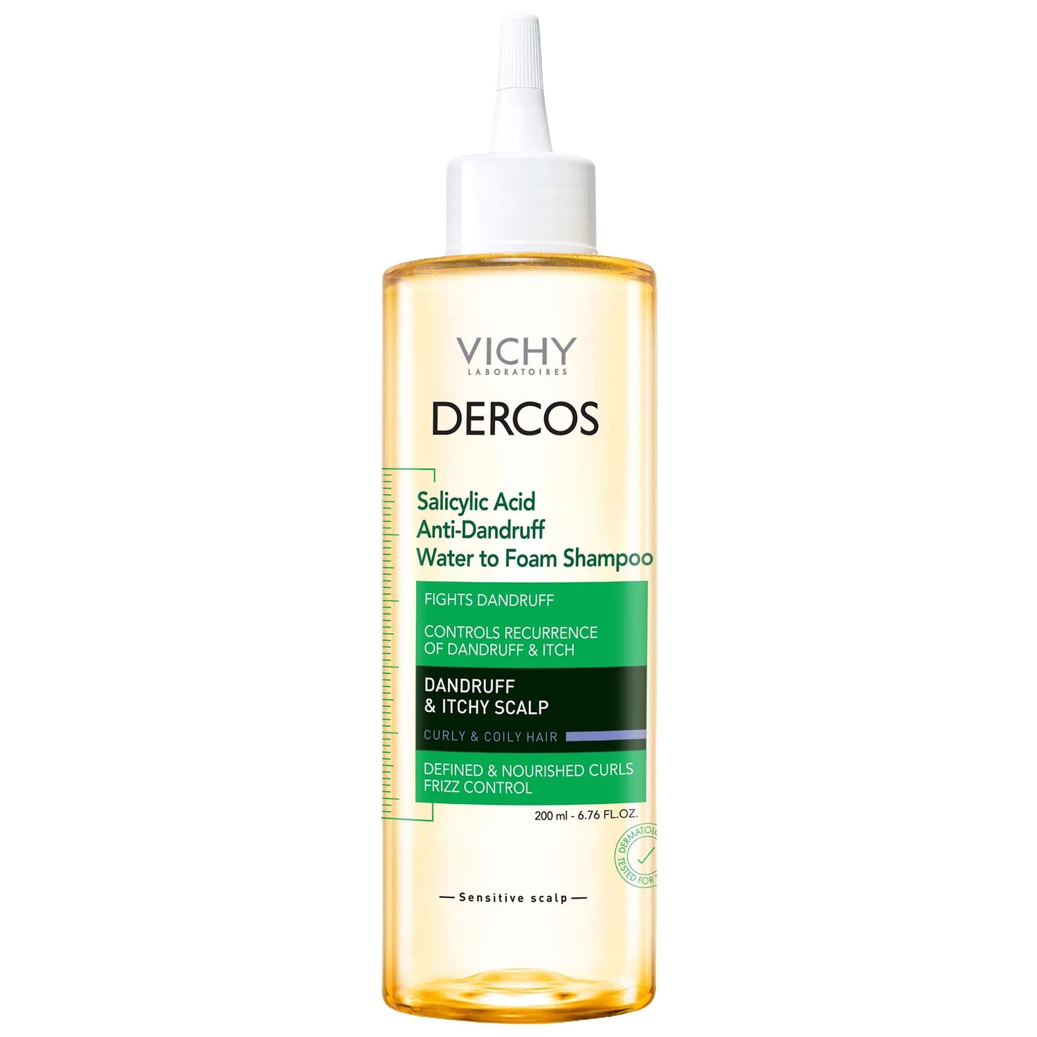 Dercos Salicylic Acid Anti-Dandruff Water to Foam Shampoo (6.76 fl. oz.) product image