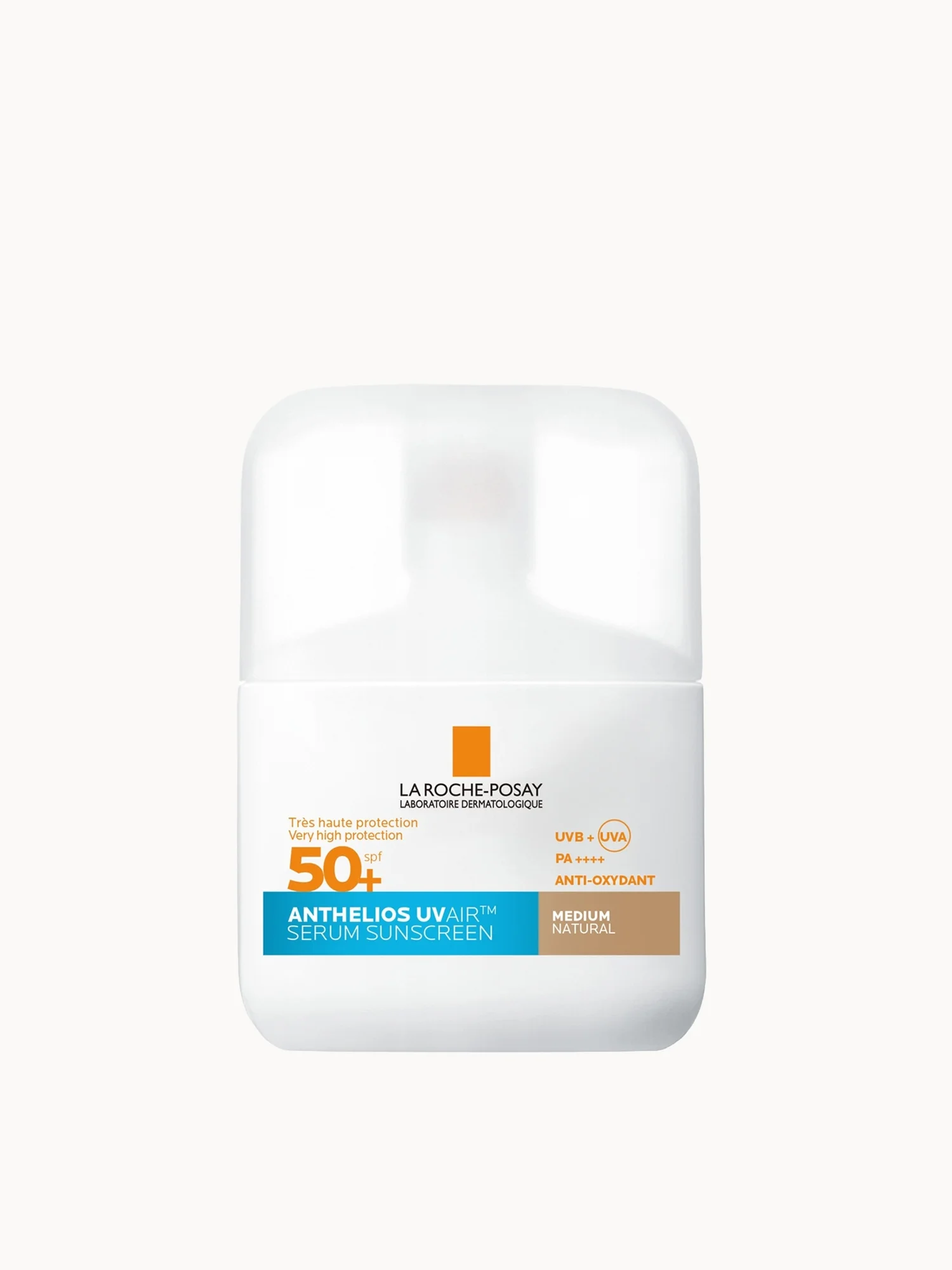 La Roche Posay Anthelios UVAIR Serum Sunscreen SPF50+ Medium with Hyaluronic Acid, Niacinamide & Vitamin E, For all skin types, 50ml