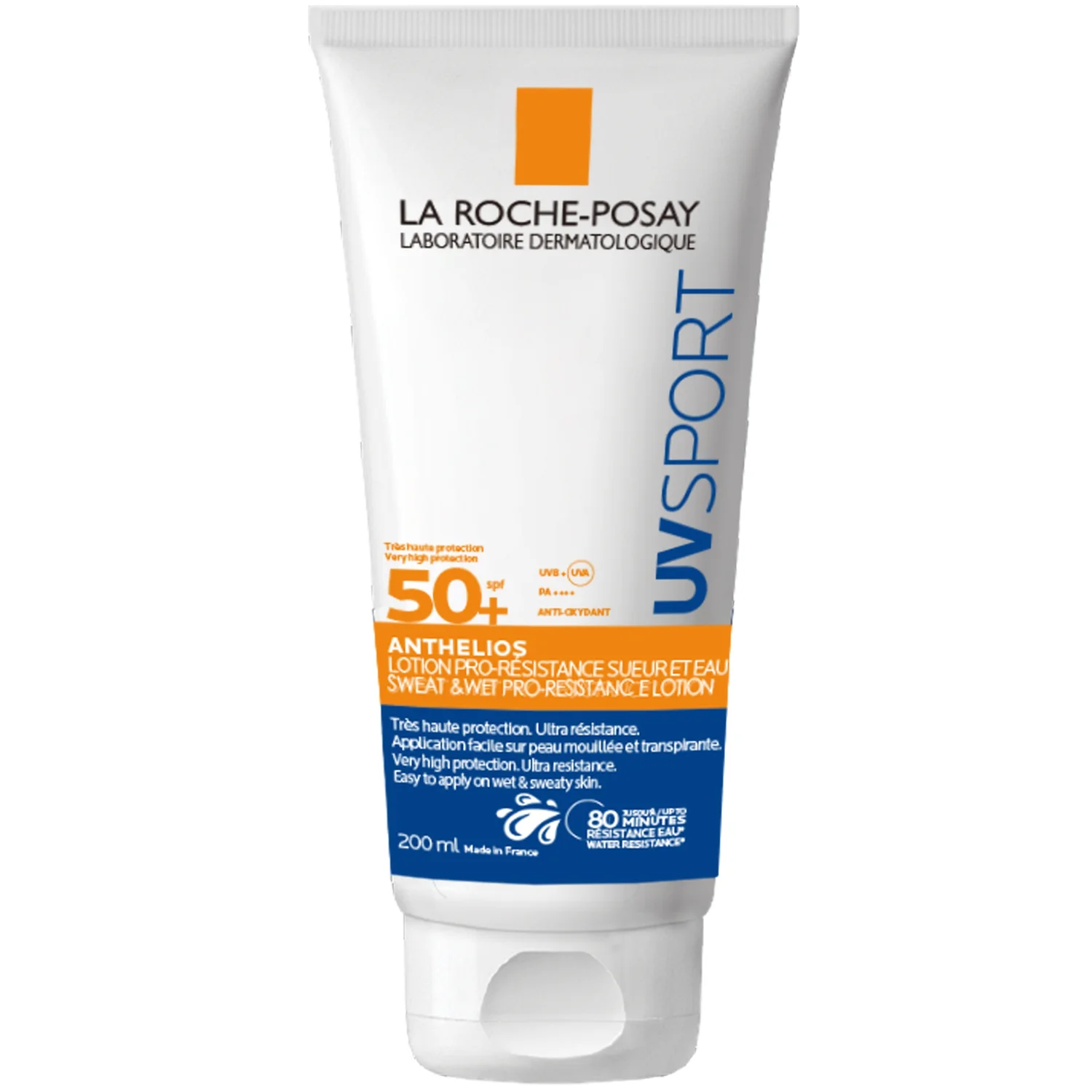 La Roche Posay Anthelios UVSPORT Wet & Sweat Pro-Resistance Lotion SPF50+, with Vitamin