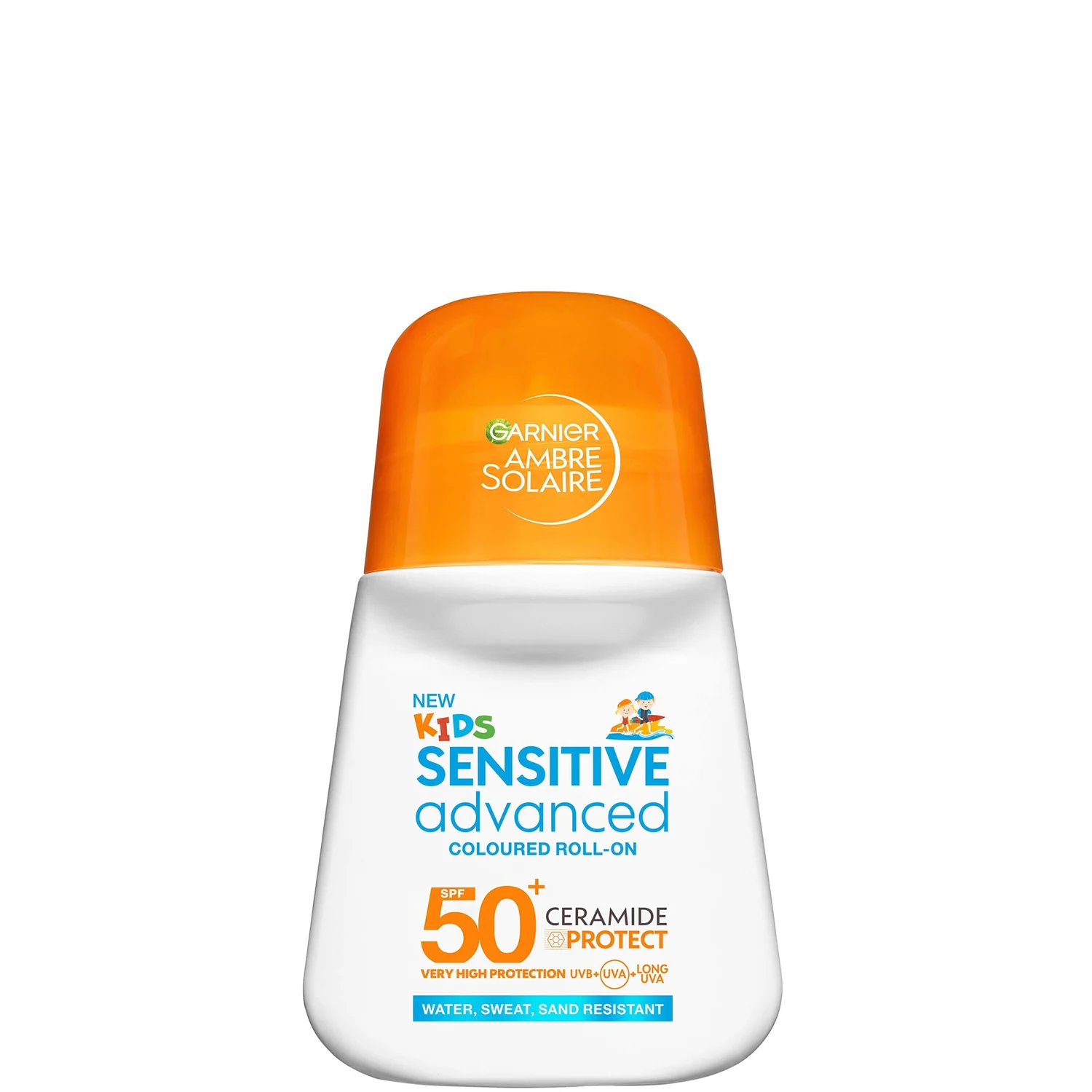 Garnier Ambre Solaire Sensitive Advanced kids colored roll-on SPF 50+