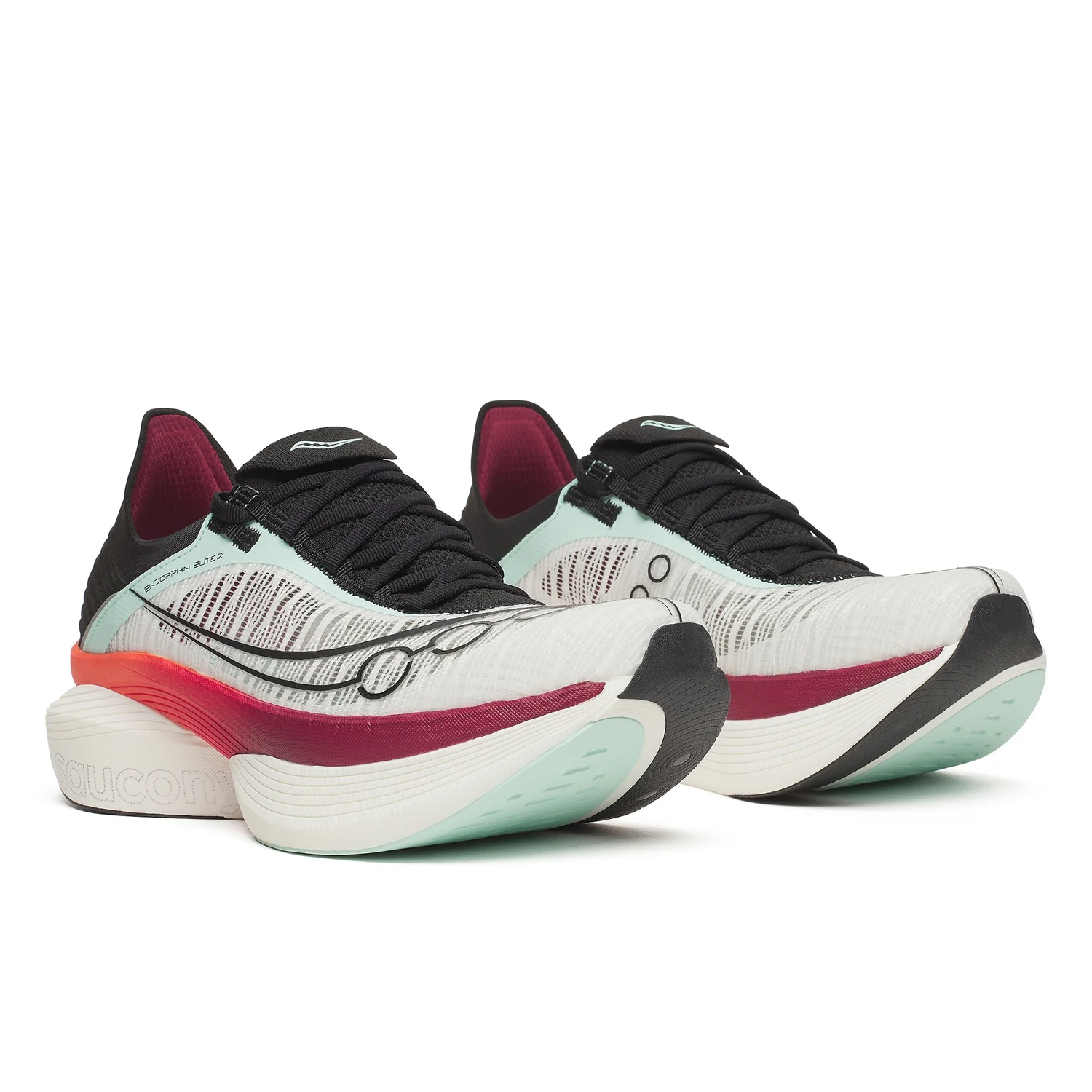 Saucony Men's Endorphin Elite 2 - White/Crimson