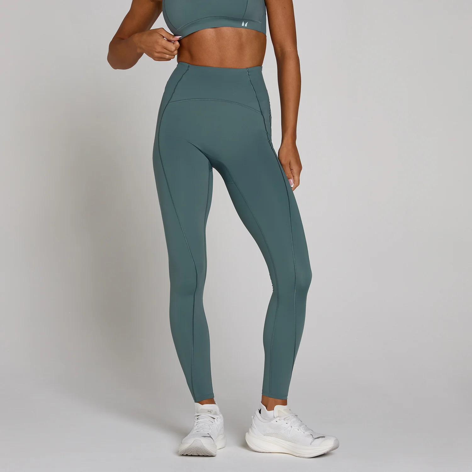 MP Women's Tempo Ultra Curved Stitch Leggings - Future Blue