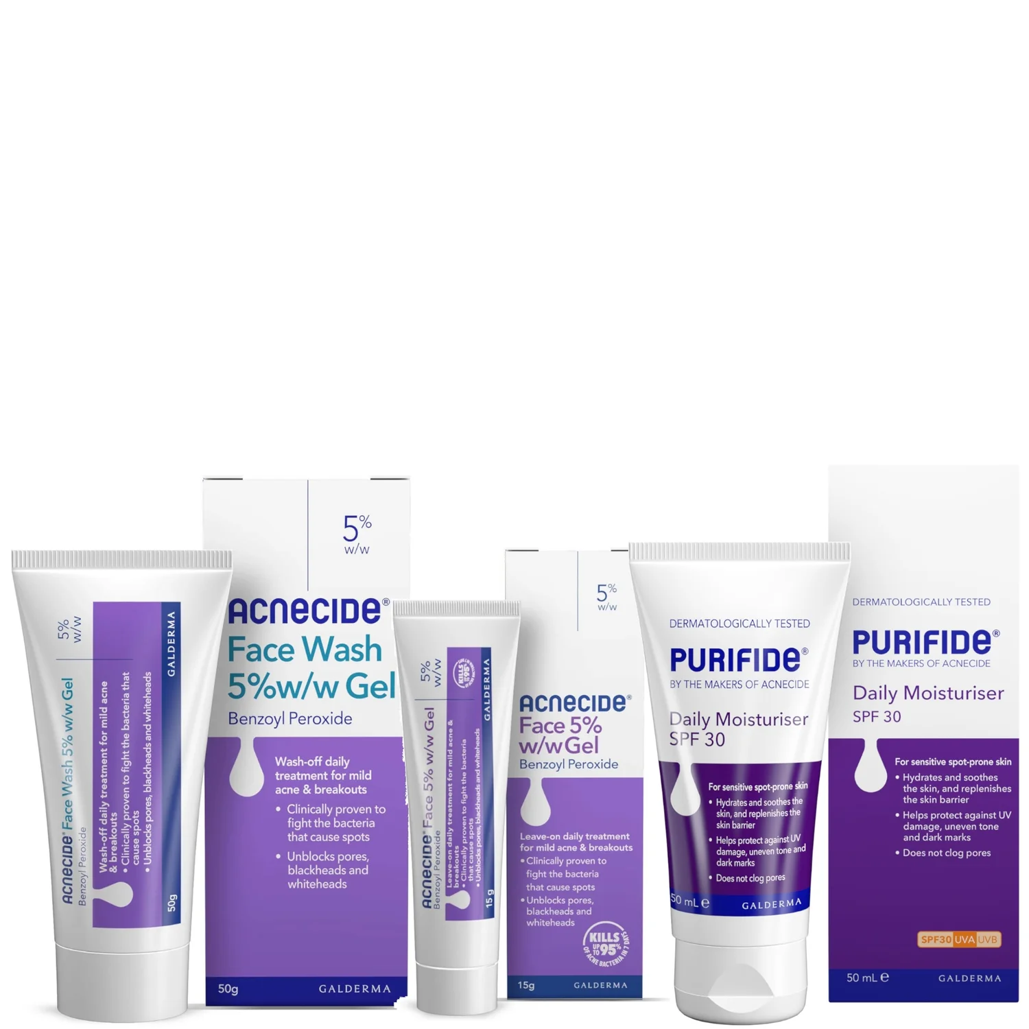 Acnecide Morning Routine for Acne