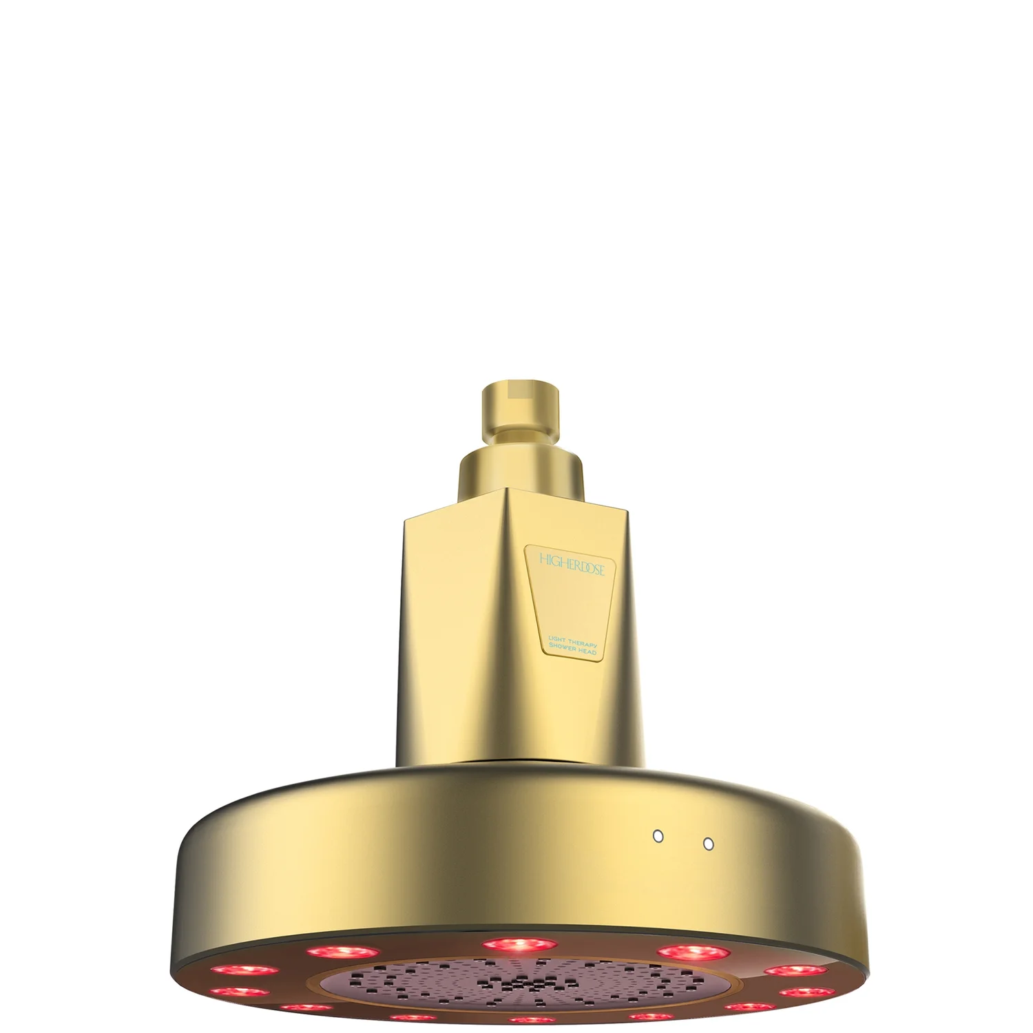 HigherDOSE Red Light Shower Filter - Polished Brass