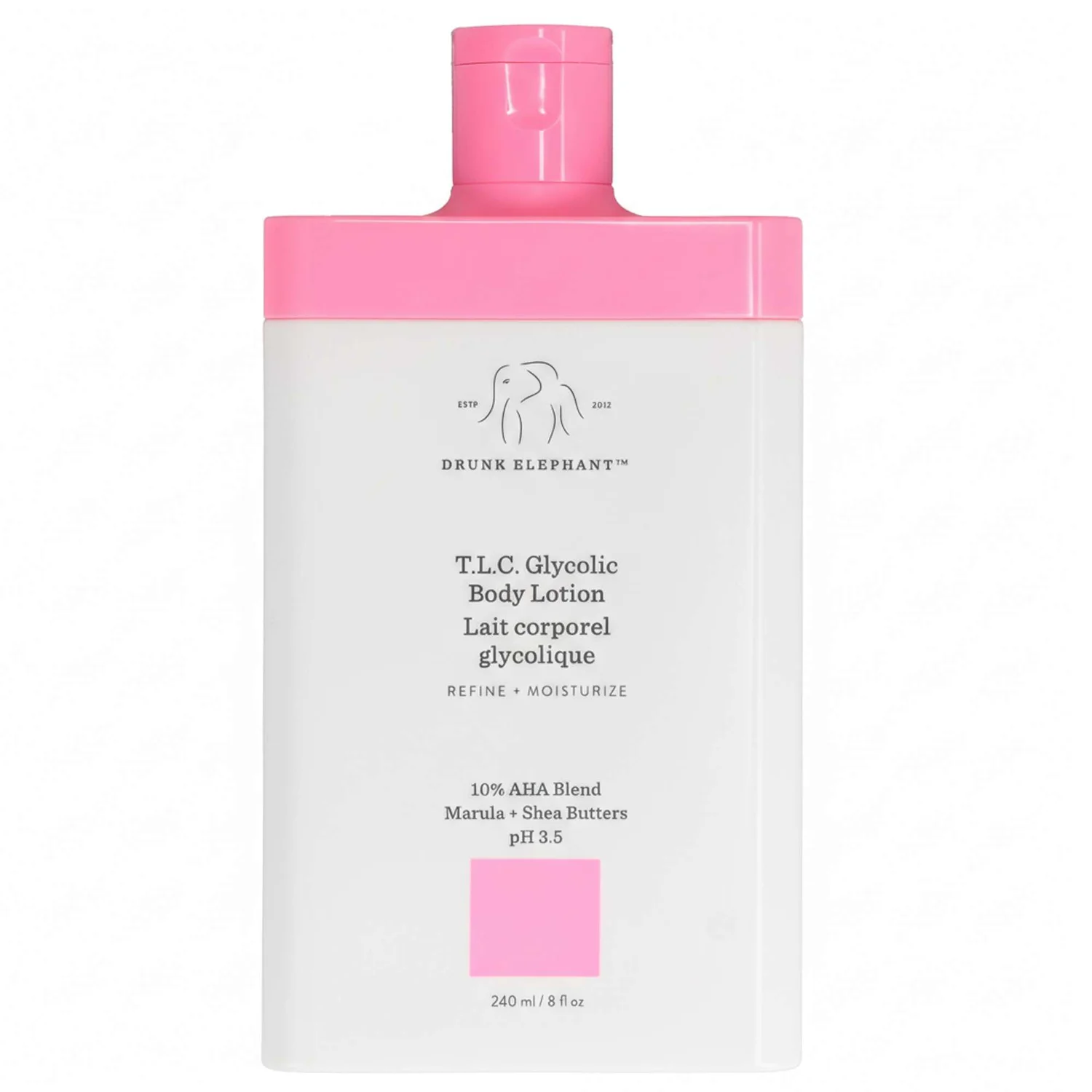 Drunk Elephant Lotions T.L.C. Glycolic Body Lotion 240ml