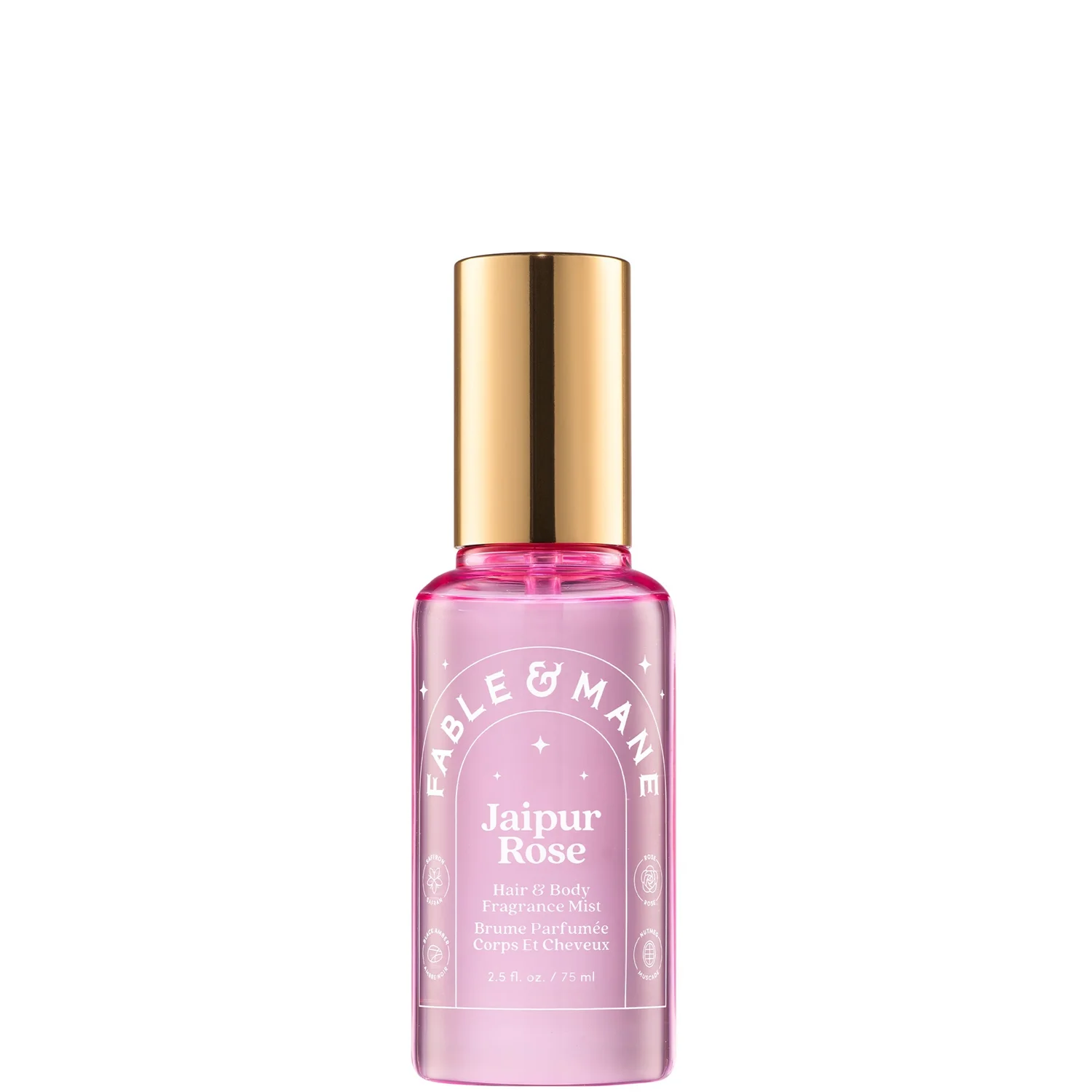 Fable & Mane Hair & Body Fragrance Mist - Jaipur Rose 75ml
