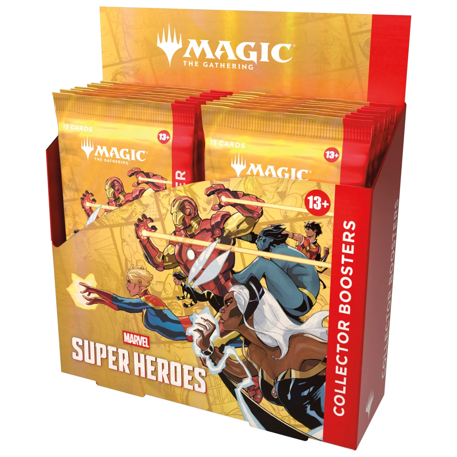 Magic: The Gathering Marvel Super Heroes Collector Booster Box (12 Packs) Magic: The Gathering Marvel Super Heroes Collector Booster Box (12 Packs)