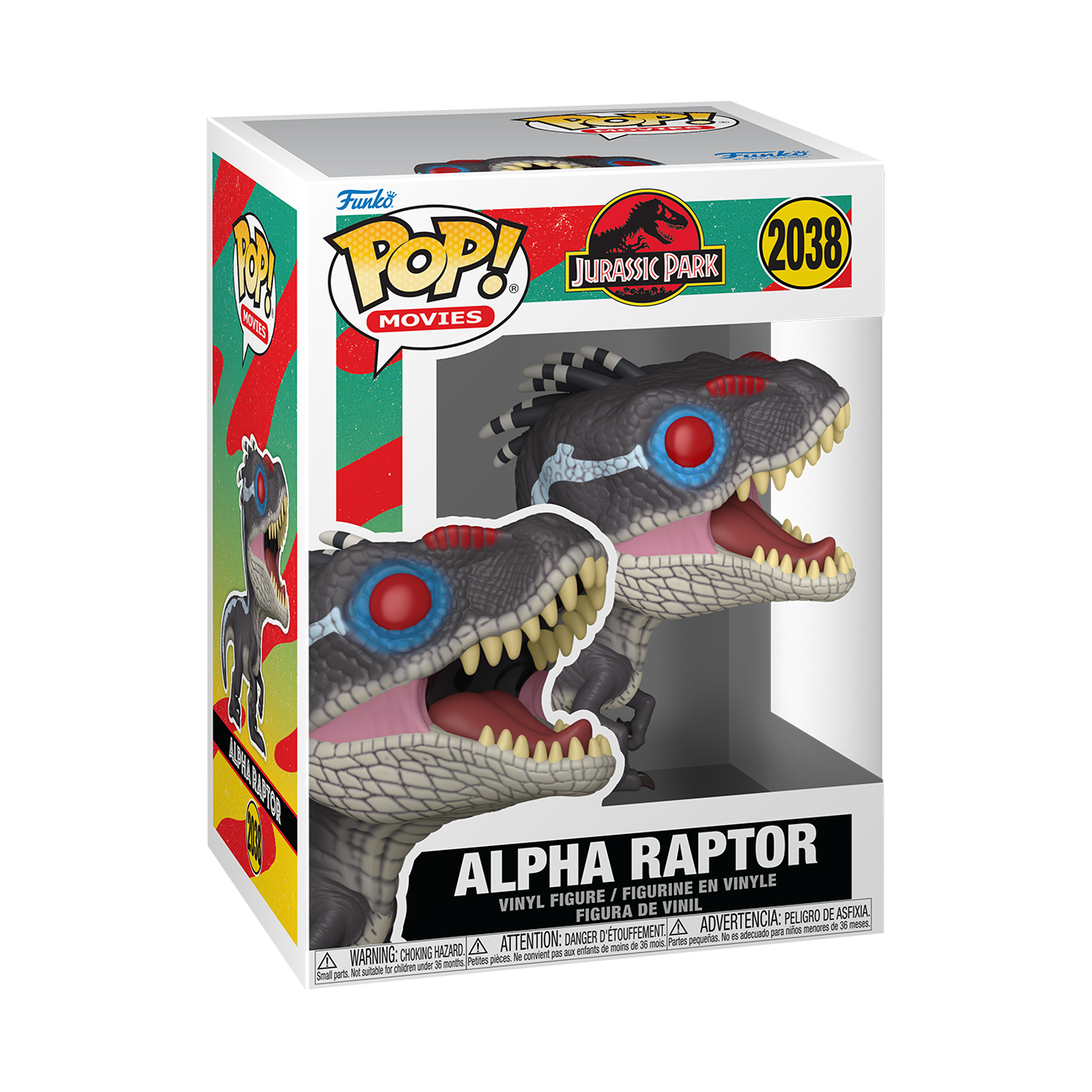 Jurassic Park Funko POP! Velociraptor Alpha Raptor Vinyl Figure