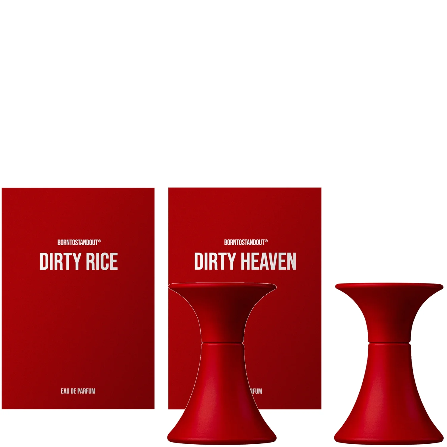 BORNTOSTANDOUT Dirty Duo: Dirty Heaven 15ml & Dirty Rice 15ml (Worth £158.00)