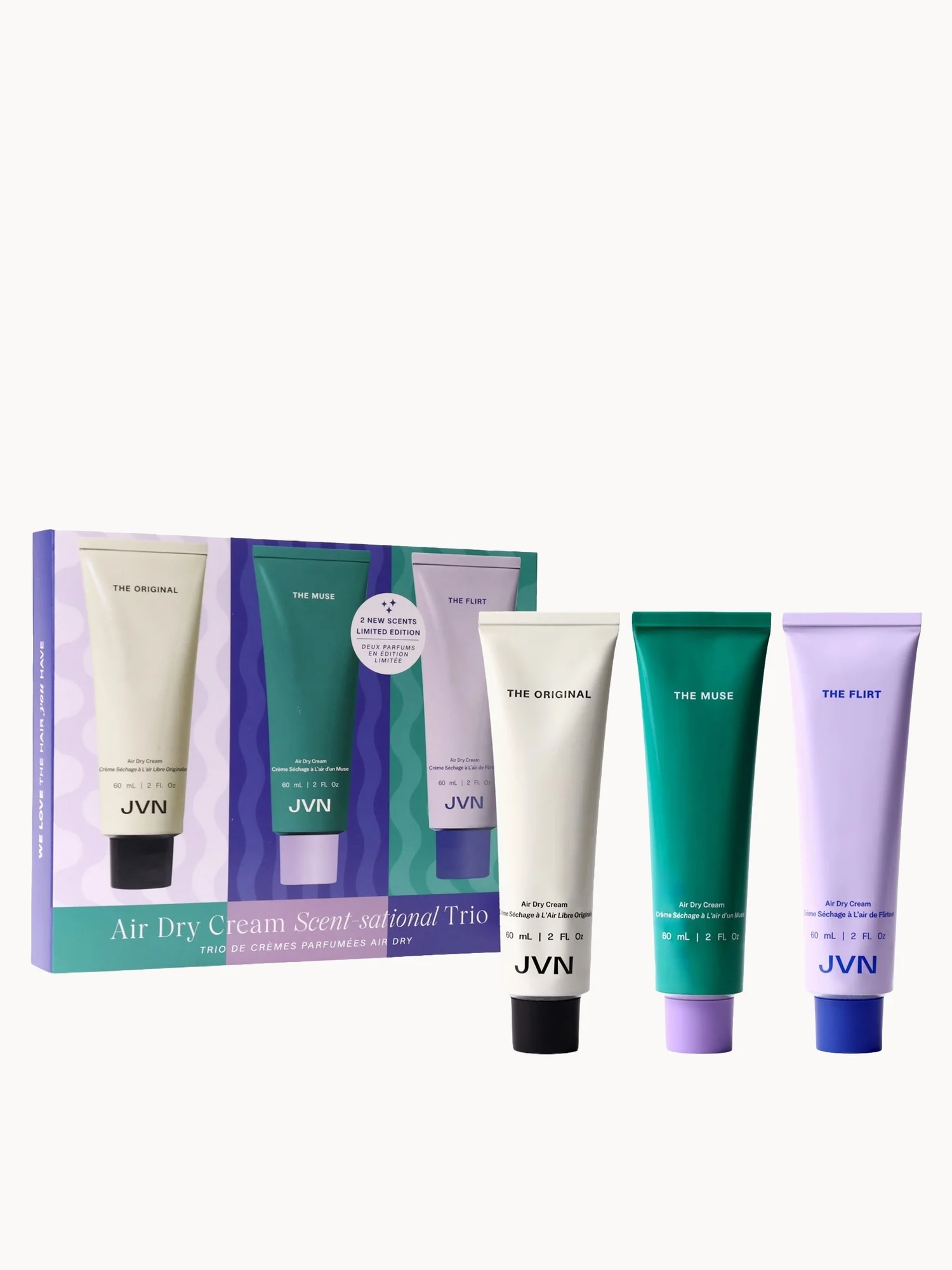 JVN Air Dry Cream Fragrance Trio