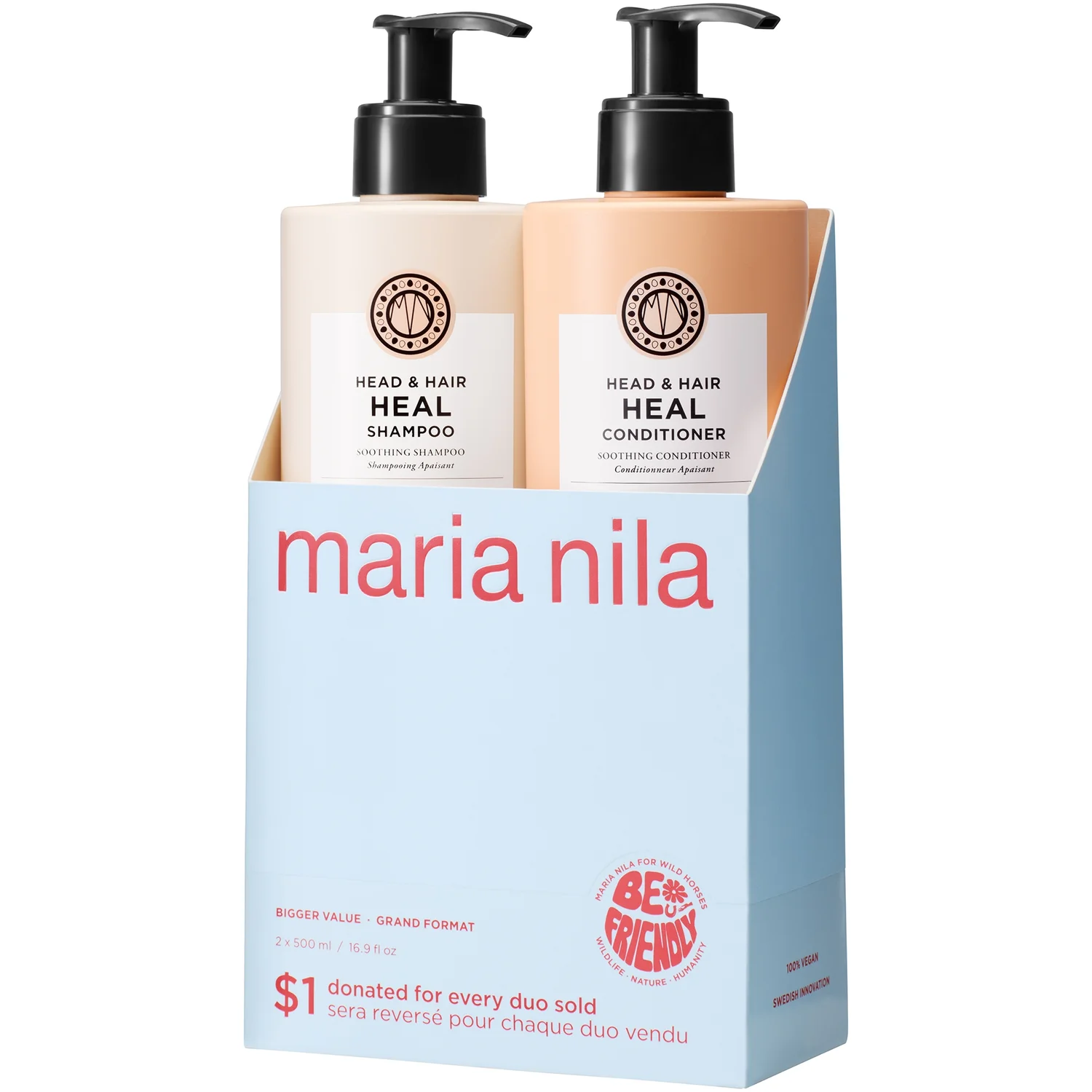 Maria Nila Duo Bundle 500ml - Head & Hair Heal (Worth £79)