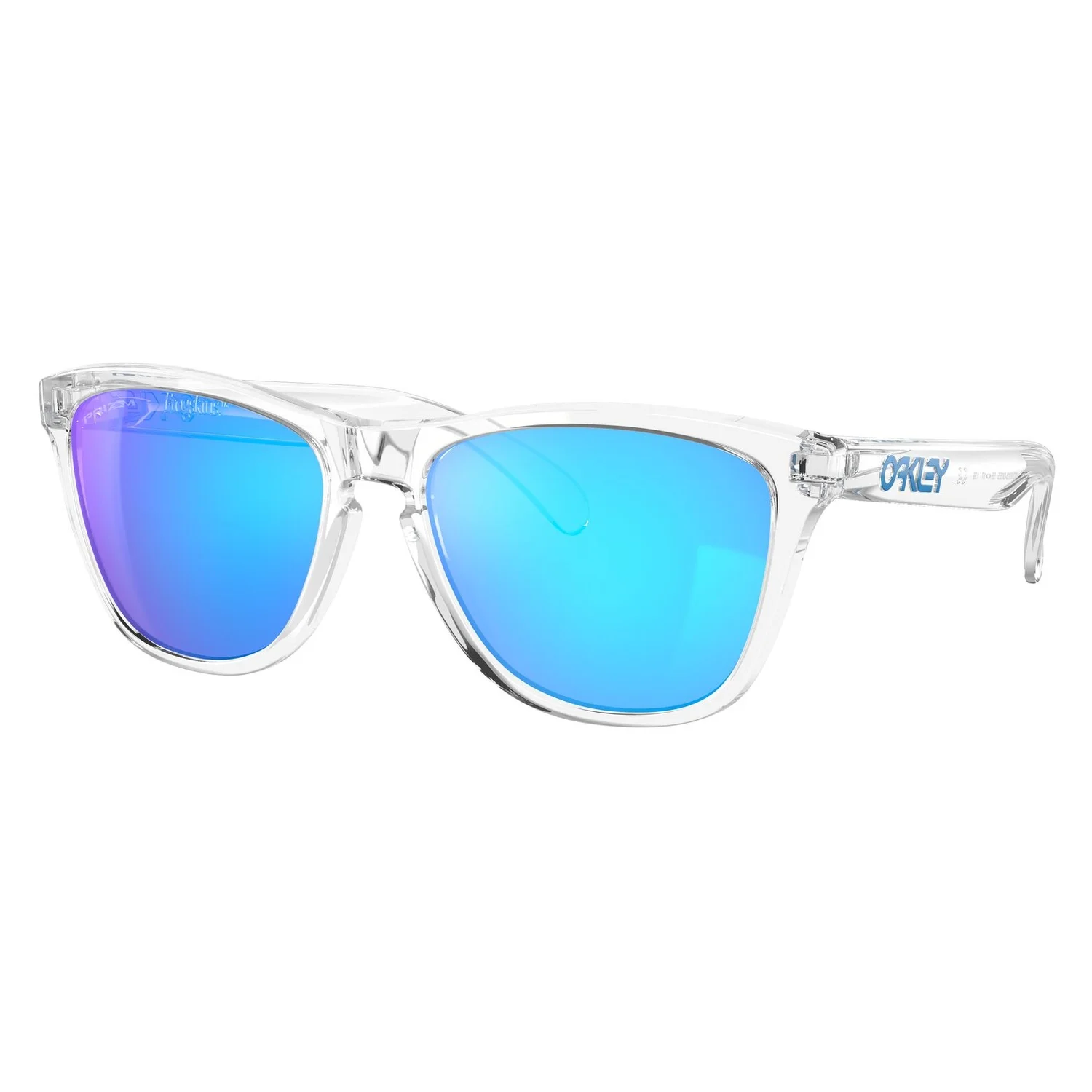 Oakley Frogskins Crystal Clear with PRIZM Sapph Lens