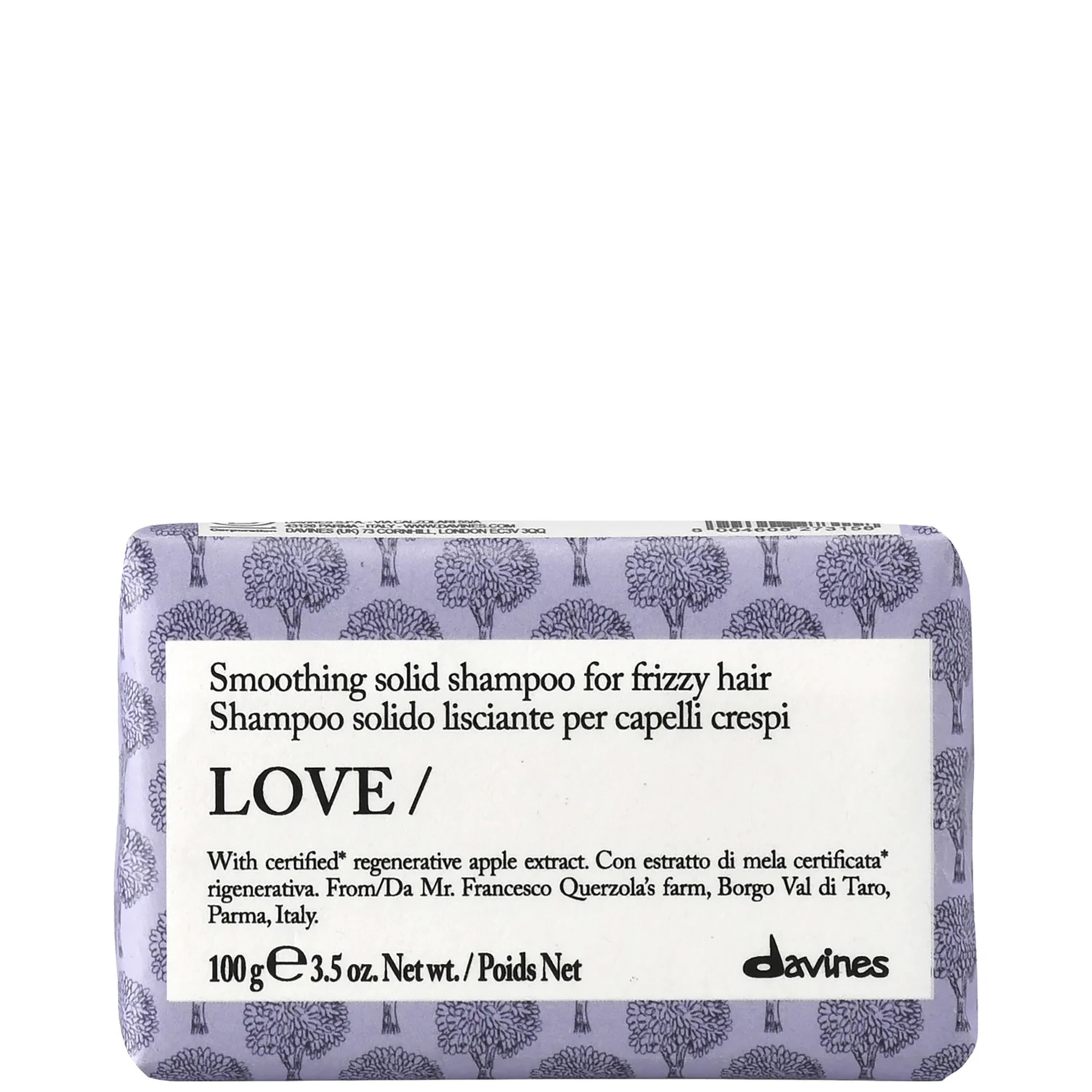 Davines Love Smooth Shampoo Bar 100g