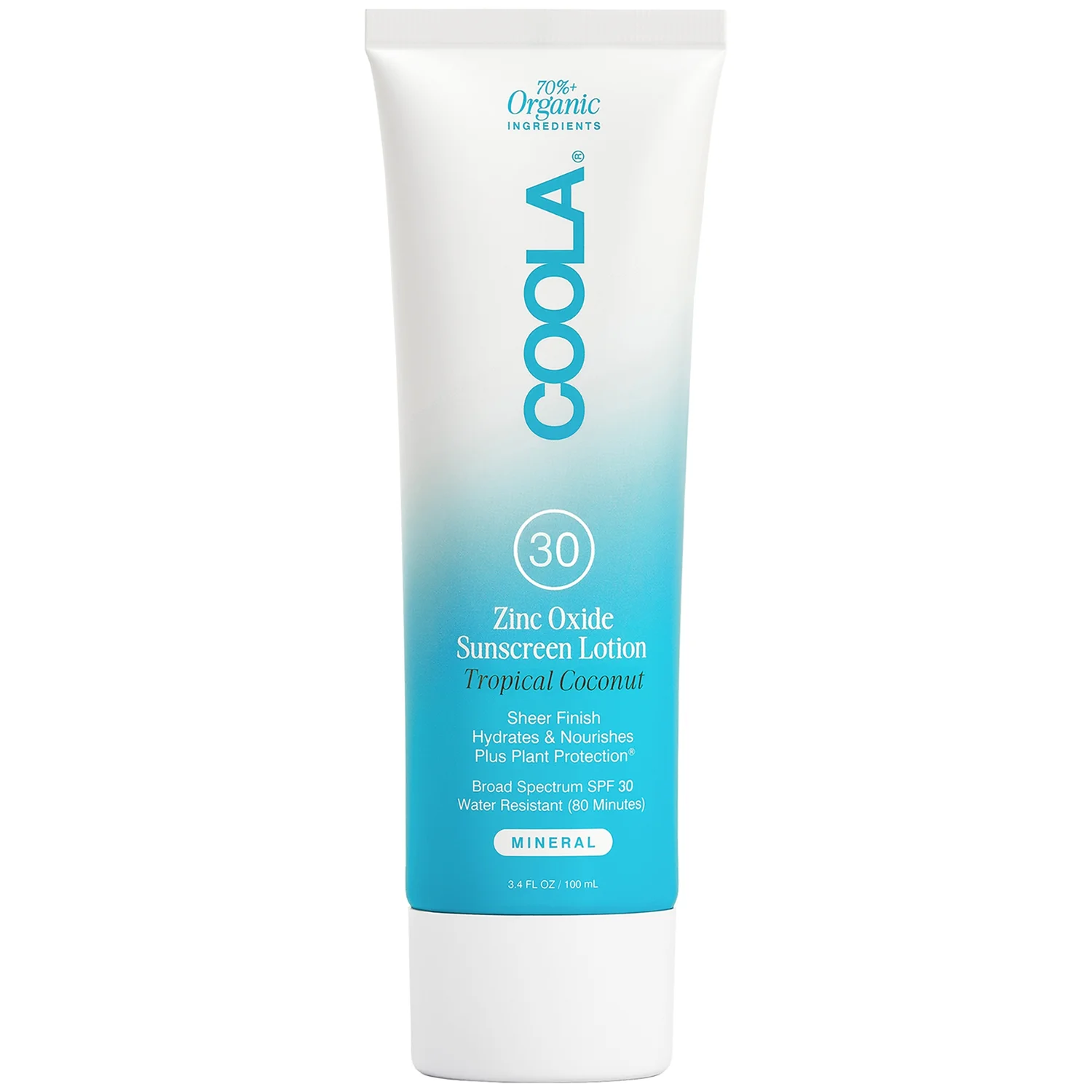 Mineral Body Organic Sunscreen Tropical Coconut Lotion SPF 30 3.4 oz product image