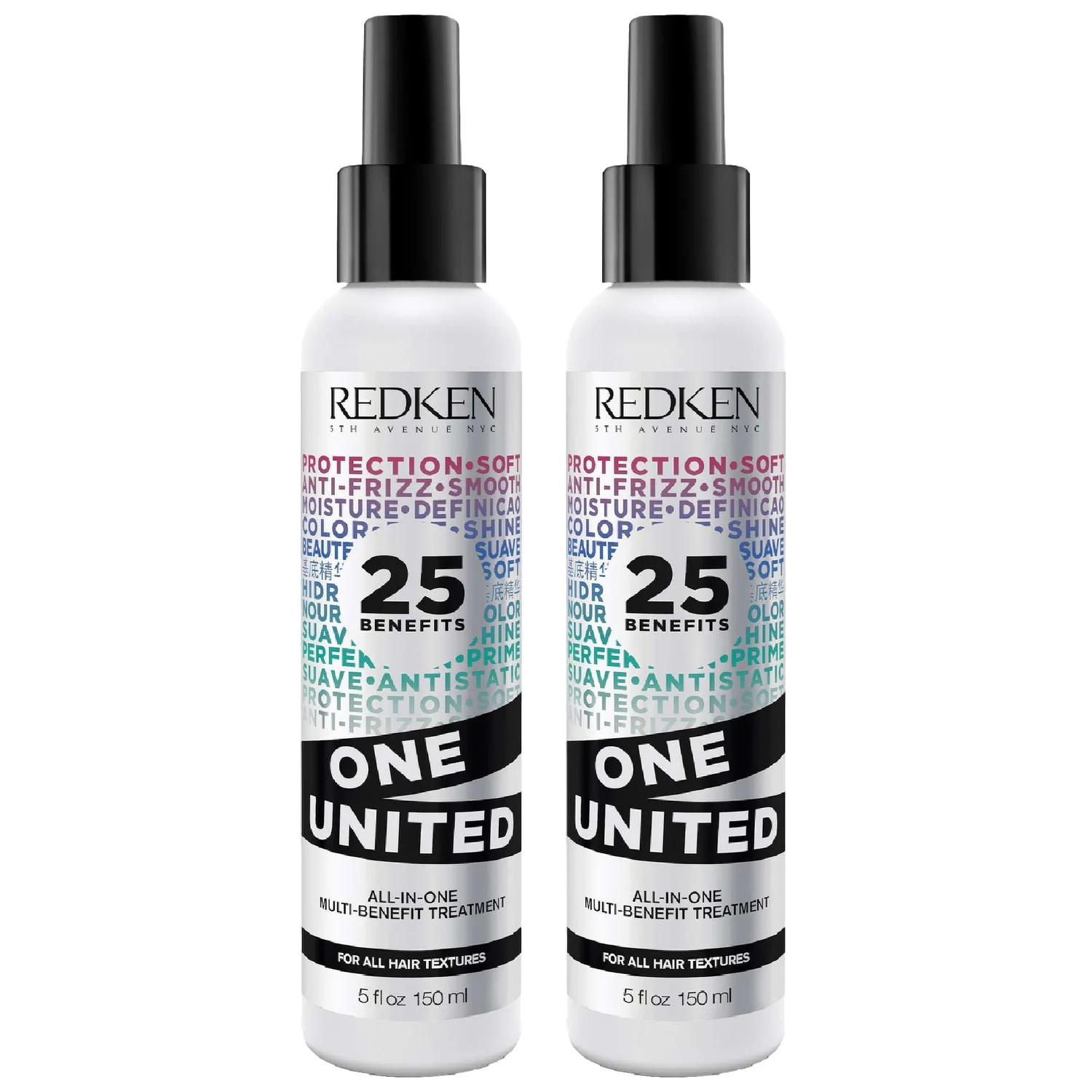 Redken One United All-In-One Multi-Benefit Treatment, Manageability and Protection 150ml Duo