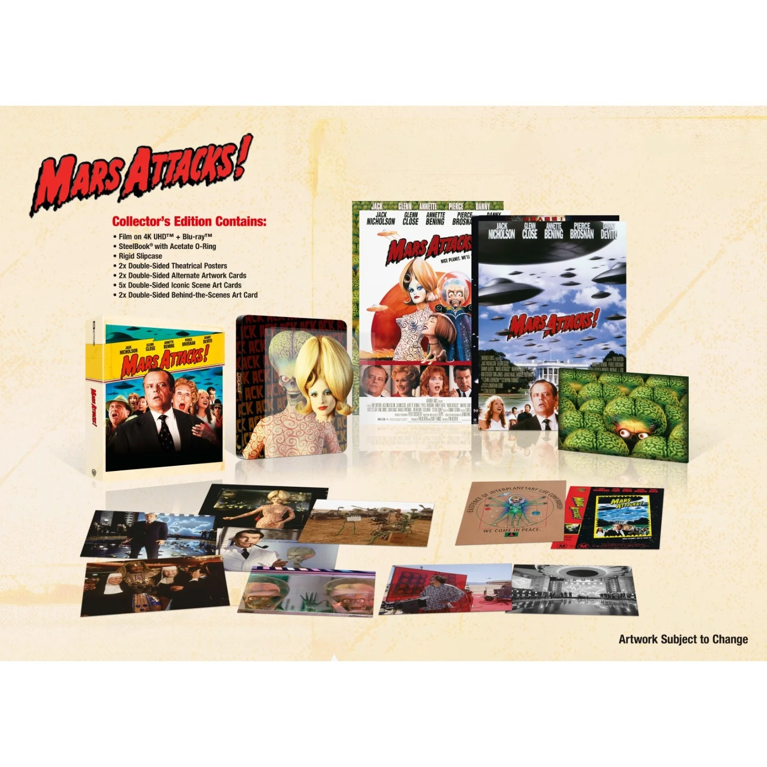 Mars Attacks! 30th Anniversary Collector's Edition - kemasan SteelBook