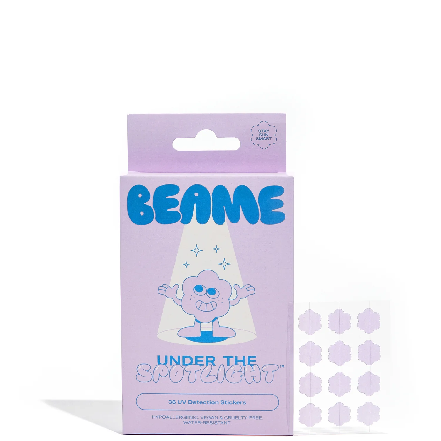 BEAME Under The Spotlight 36 UV Detection Stickers