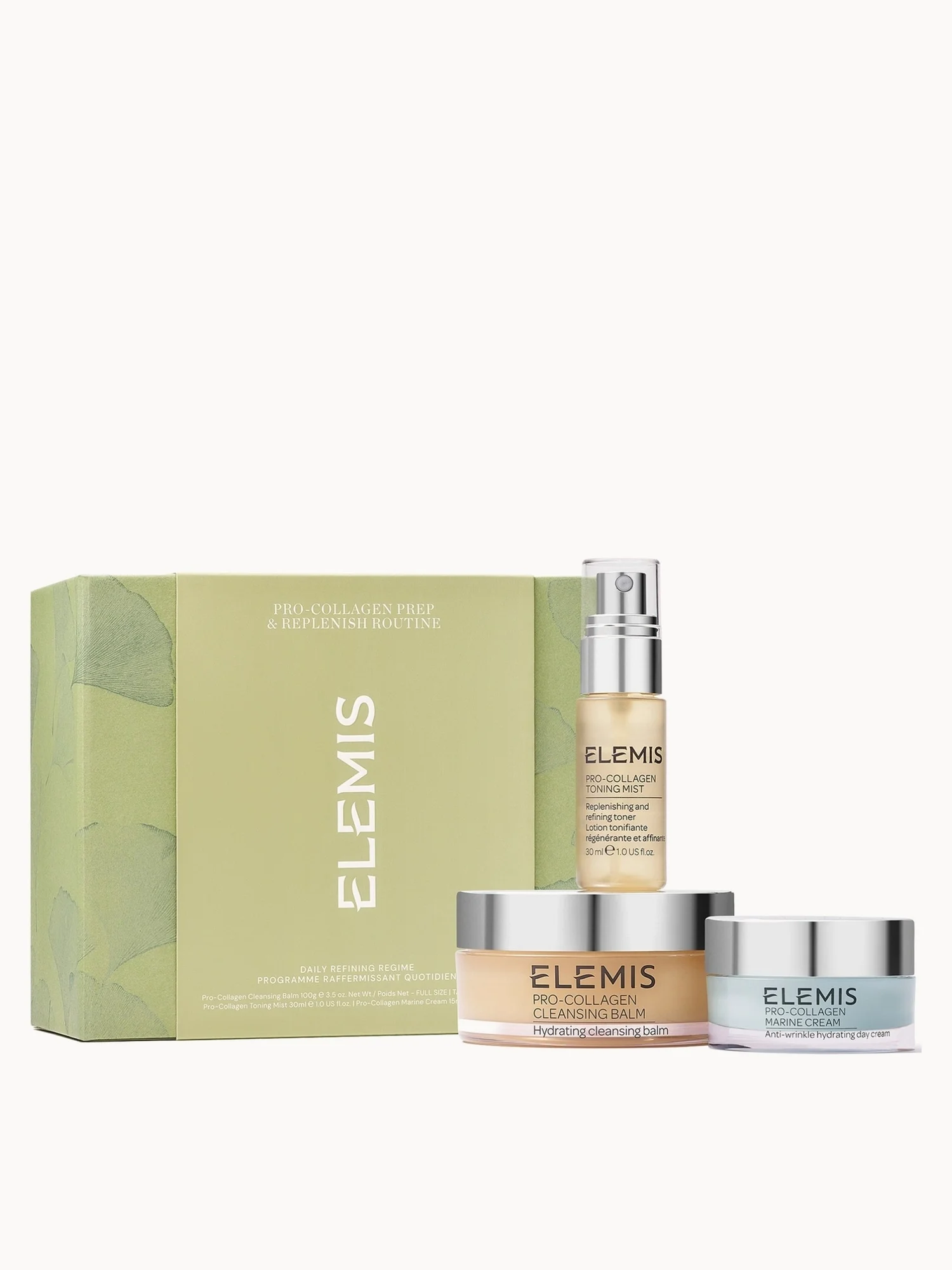 Elemis Pro-Collagen Prep & Replenish Routine (Worth £103