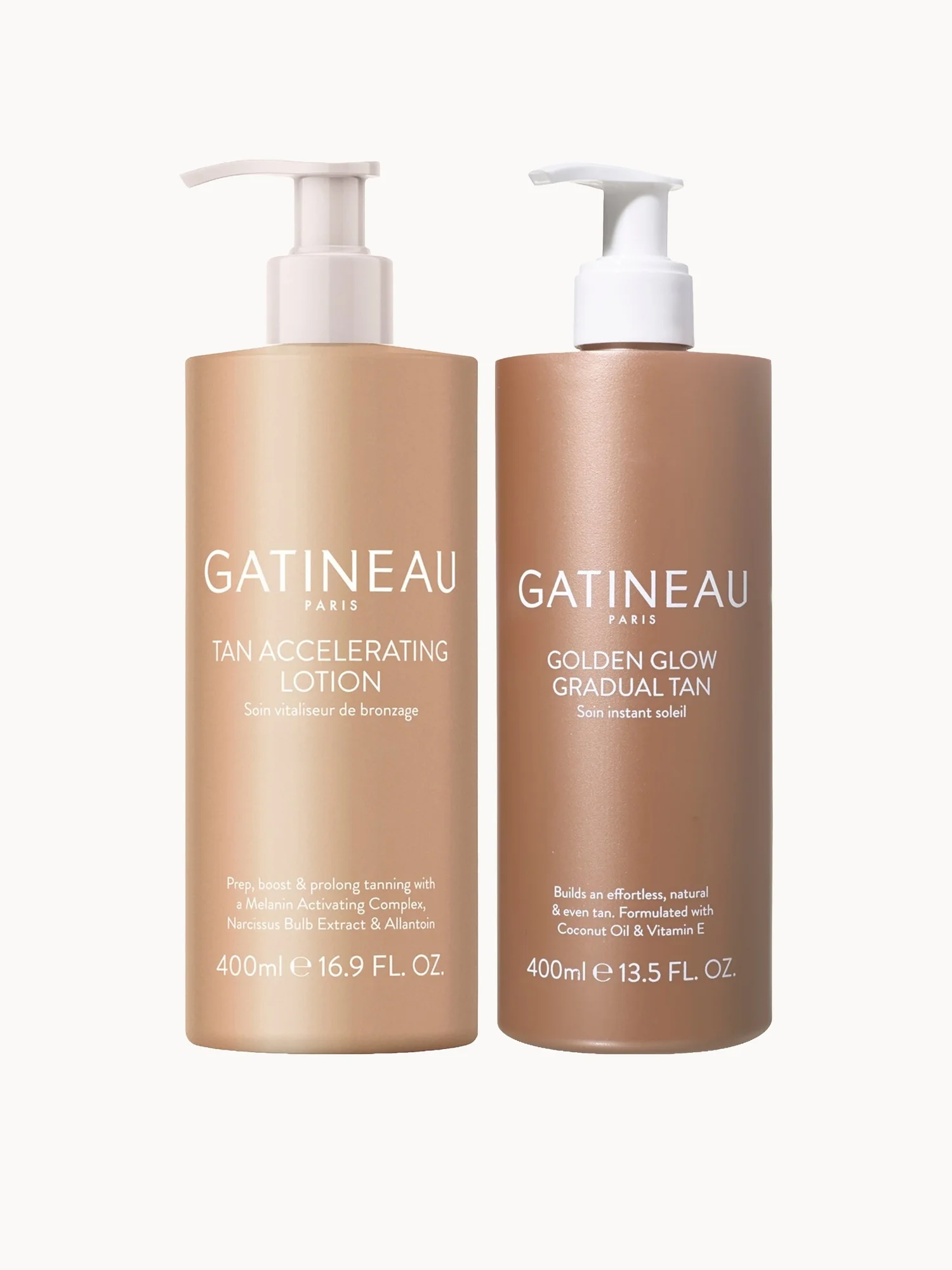 Gatineau Golden Glow Gradual Tan & Tan Accelerating Lotion Duo 800ml
