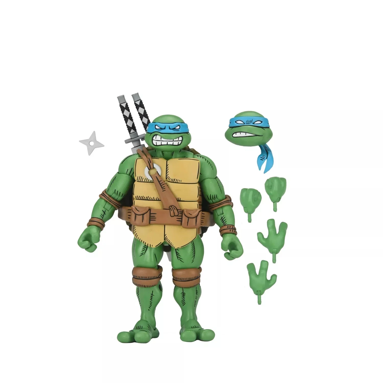 NECA Teenage Mutant Ninja Turtles X Usagi Yojimbo Leonardo Ulimate 7 Inch Scale Action