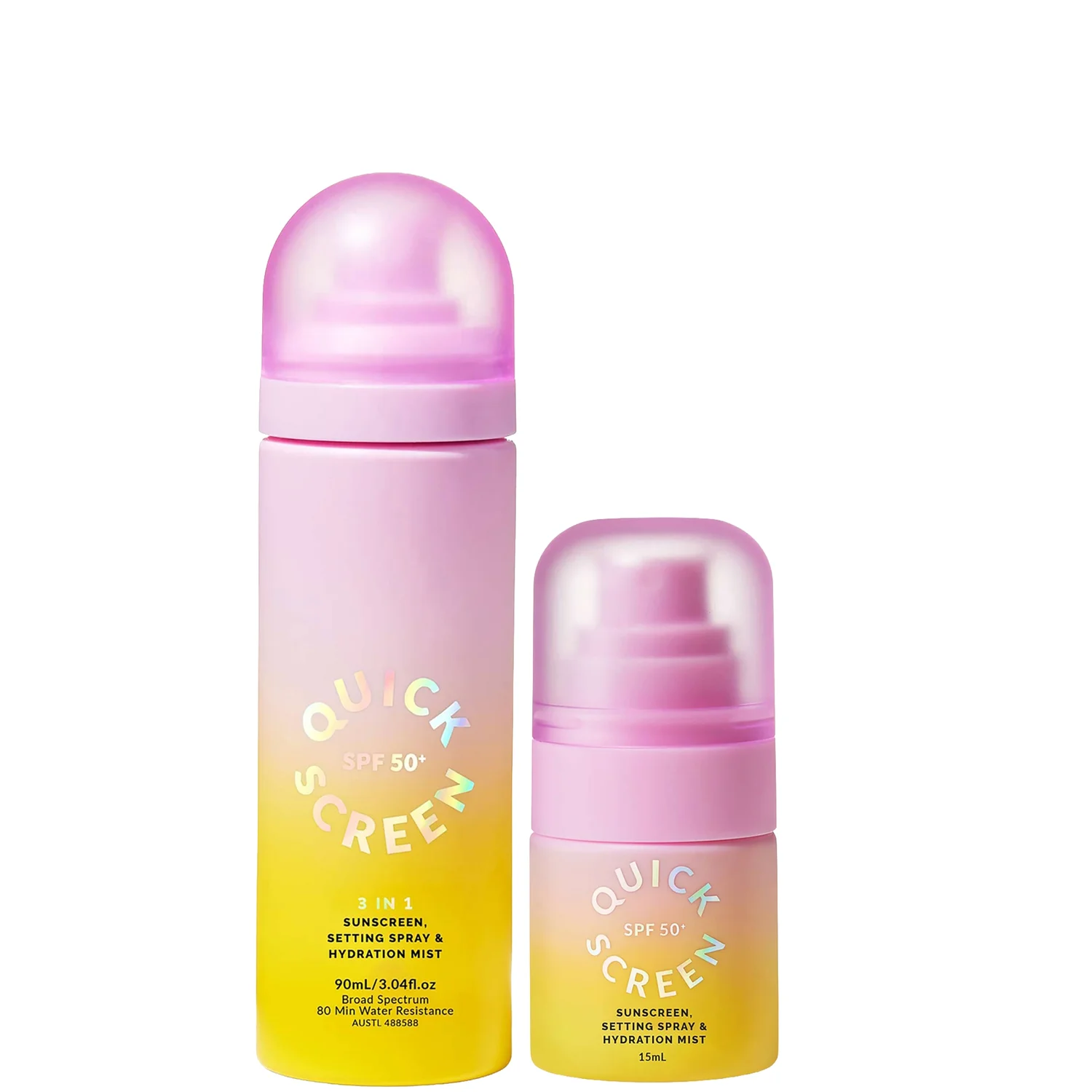 Quick Flick Quick Setting Spray SPF 50+ Duo