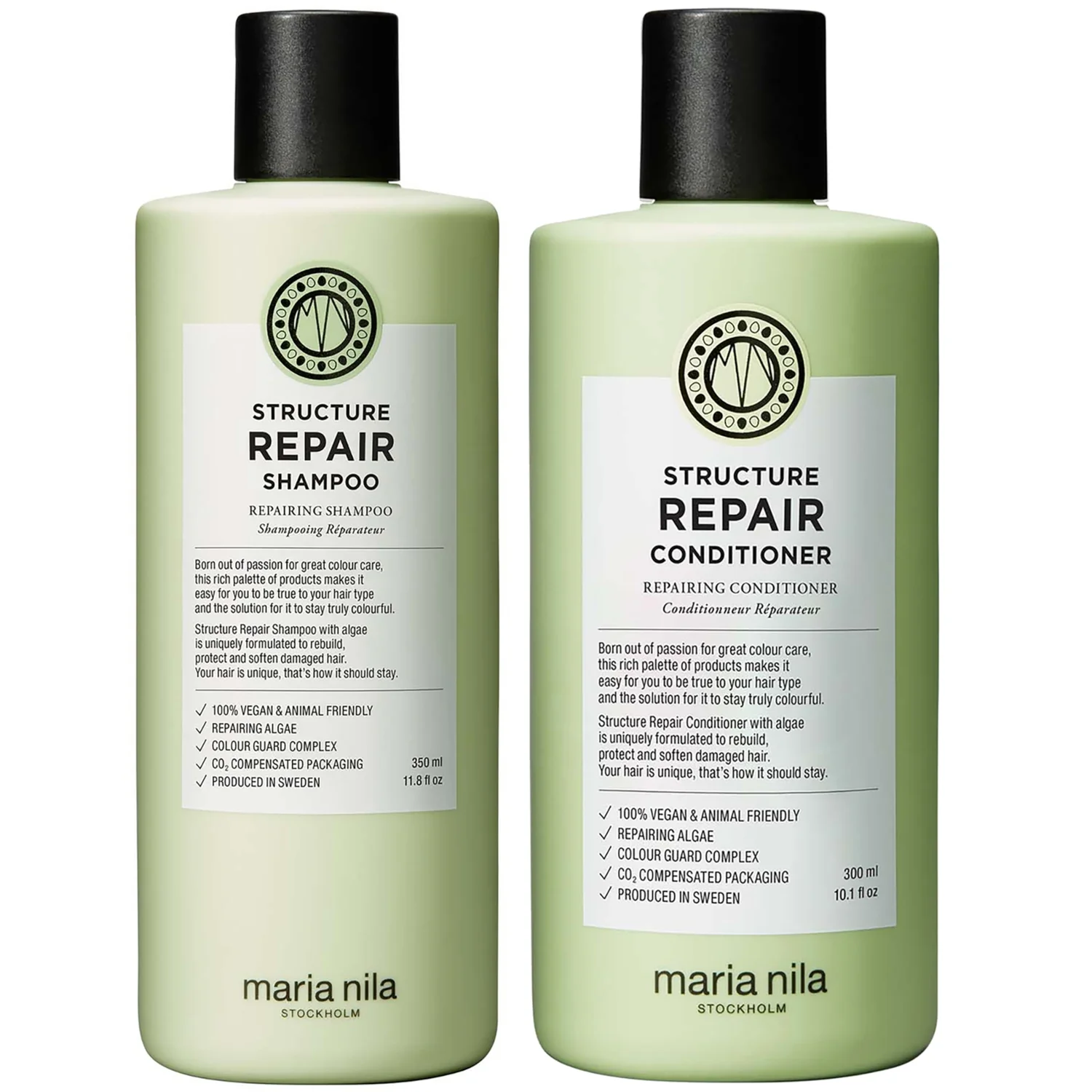 Maria Nila Structure Repair Shampoo & Conditioner Bundle