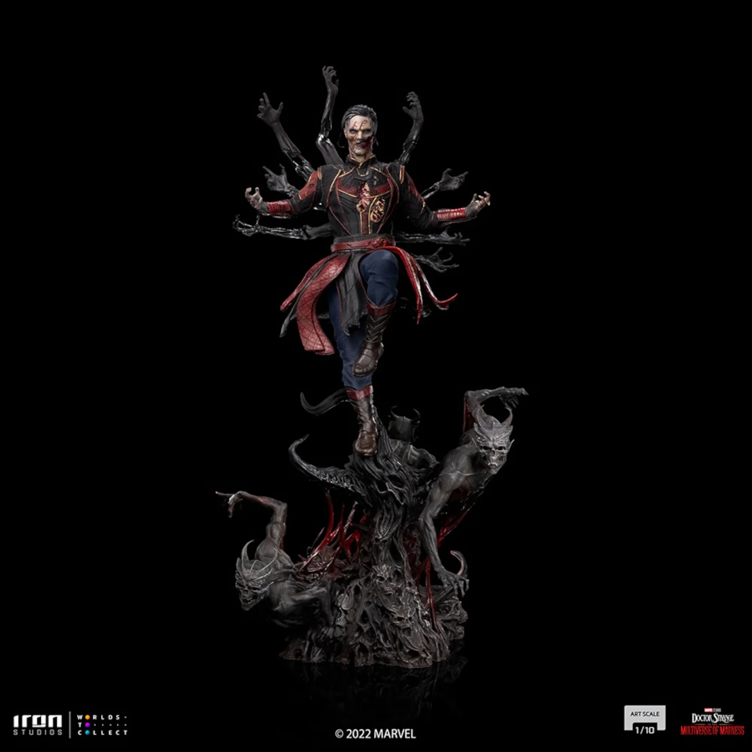 Iron Studios Doctor Strange in The Multiverse of Madness Dead Defender Strange Art Scale