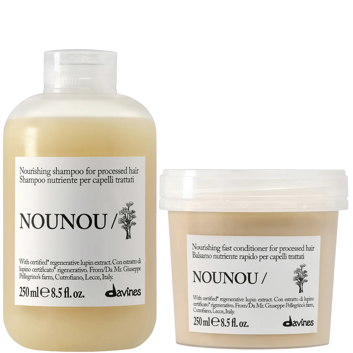 Davines Nounou Shampoo + Conditioner