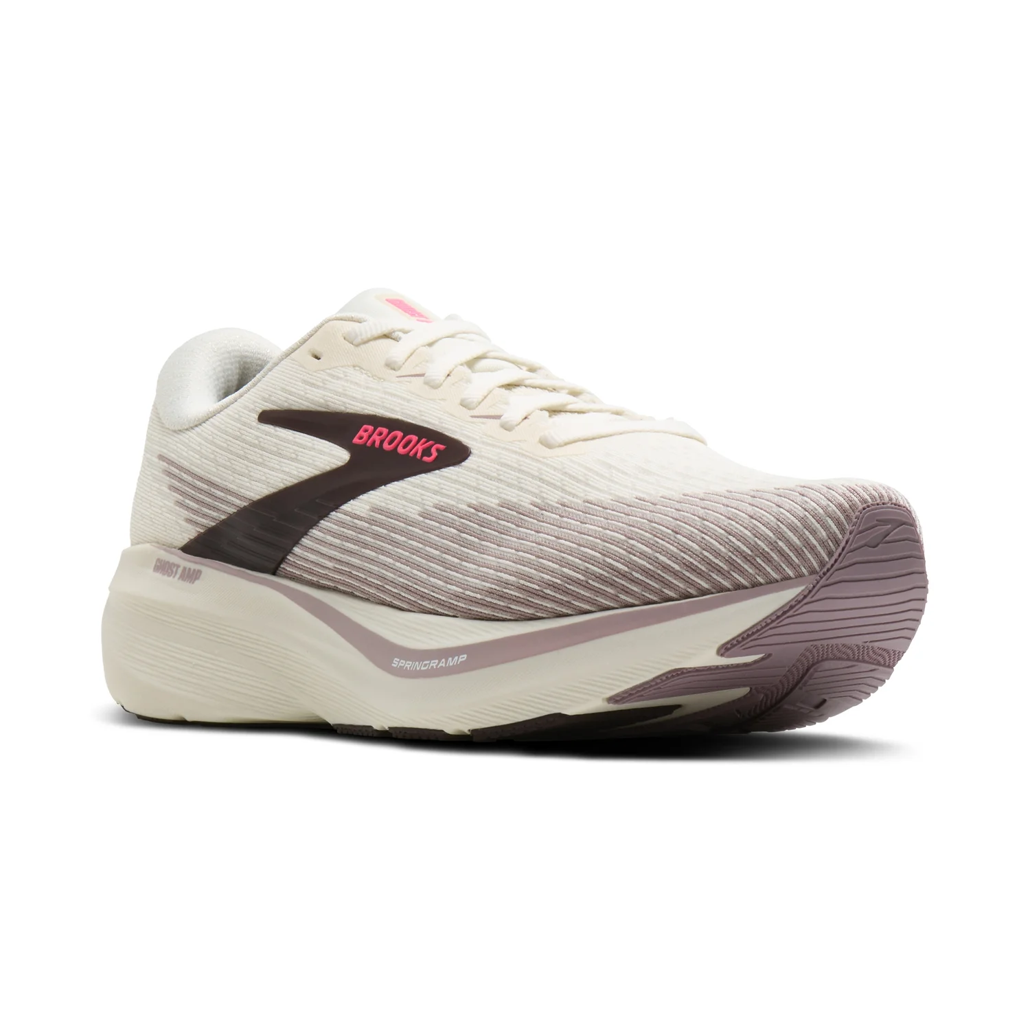 Brooks Women's Ghost Amp - Arctic Wolf/Dove/Pink