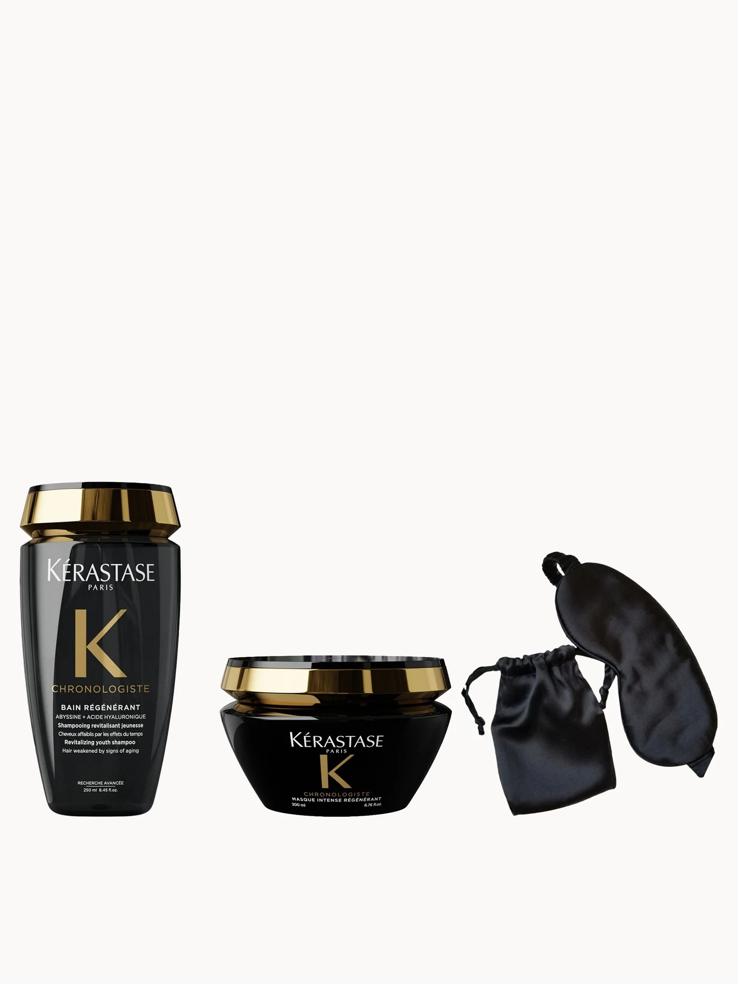 Kerastase Chronologiste Shampoo and Masque with Exclusive Night Eye Mask