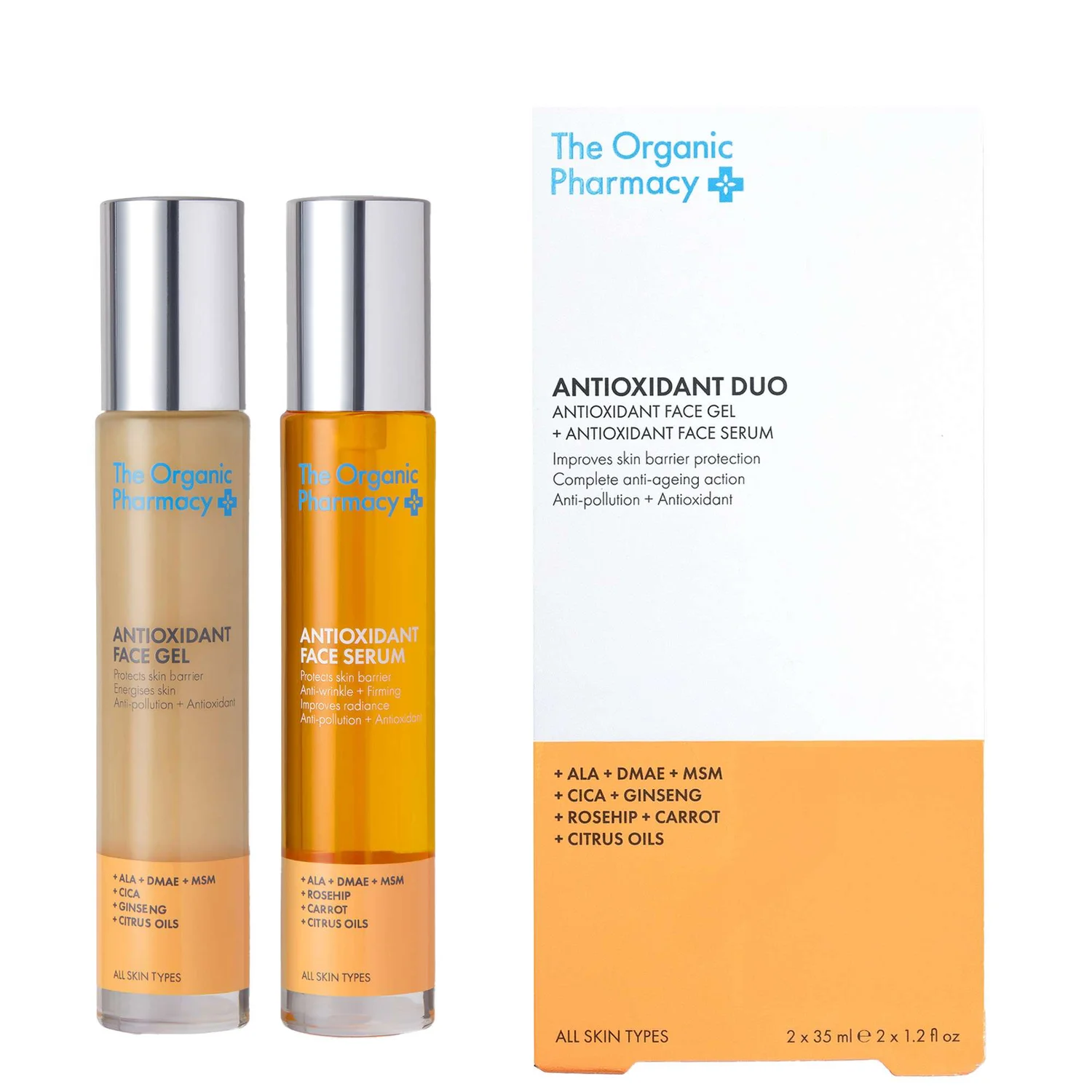 The Organic Pharmacy Face Antioxidant Face Duo 2 x 35ml