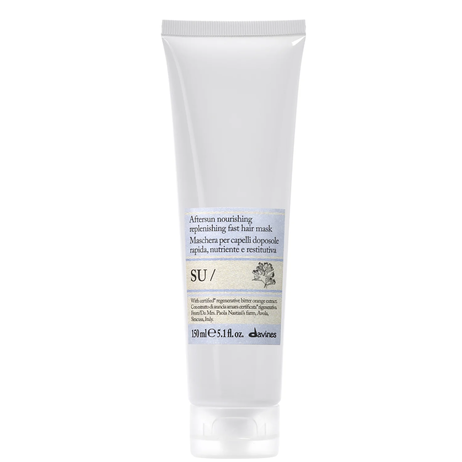 Davines Su Aftersun Nourishing and Replenishing Hair Mask 150ml