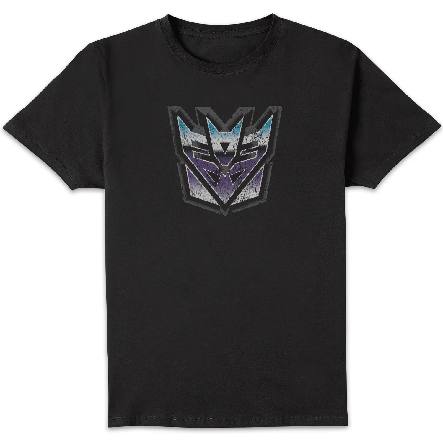 Transformers Retro Decepticon Men's T-Shirt - Black